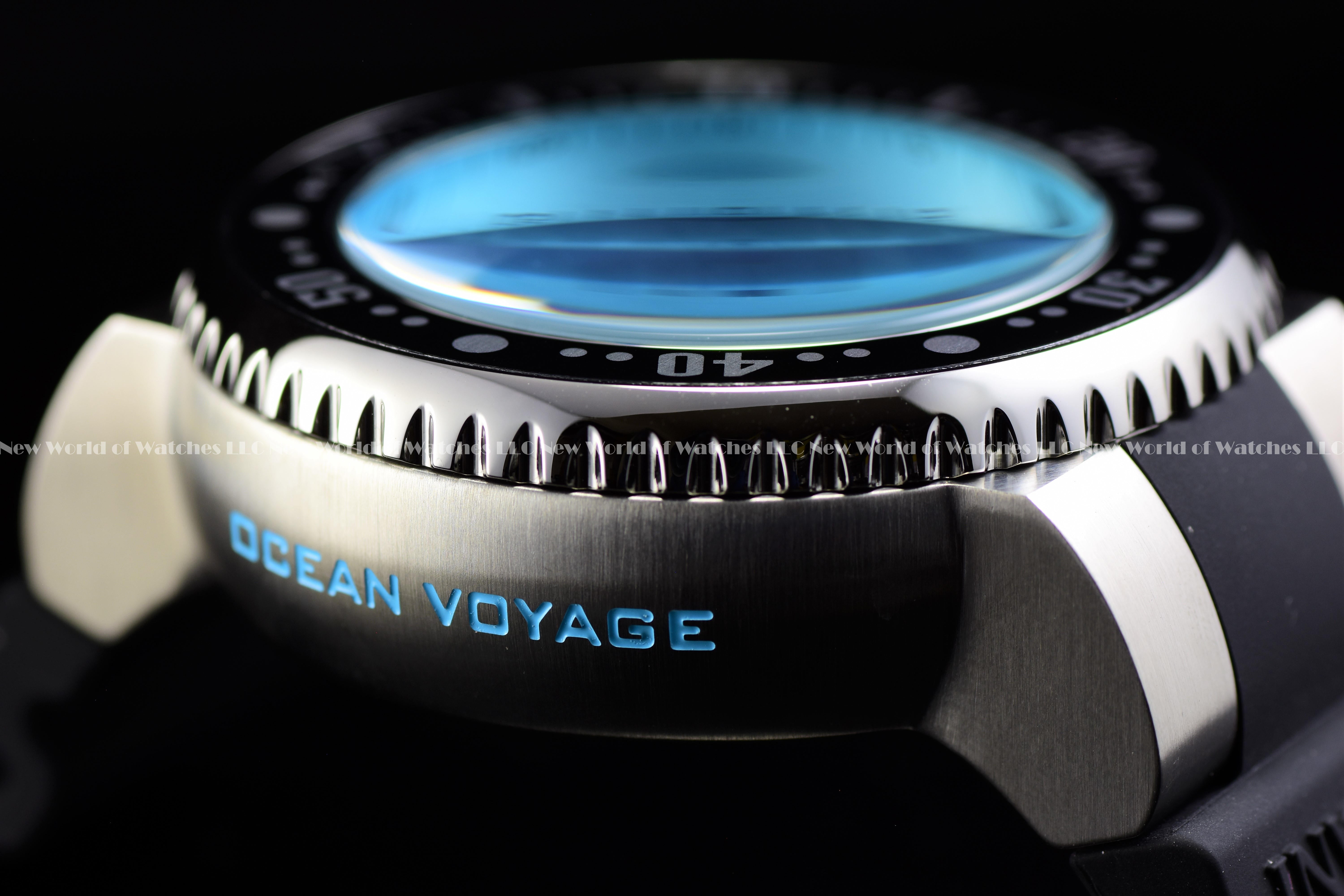 Invicta Men Pro Diver 52mm Turquoise Cyan Black Quartz Japan Silicone Watch