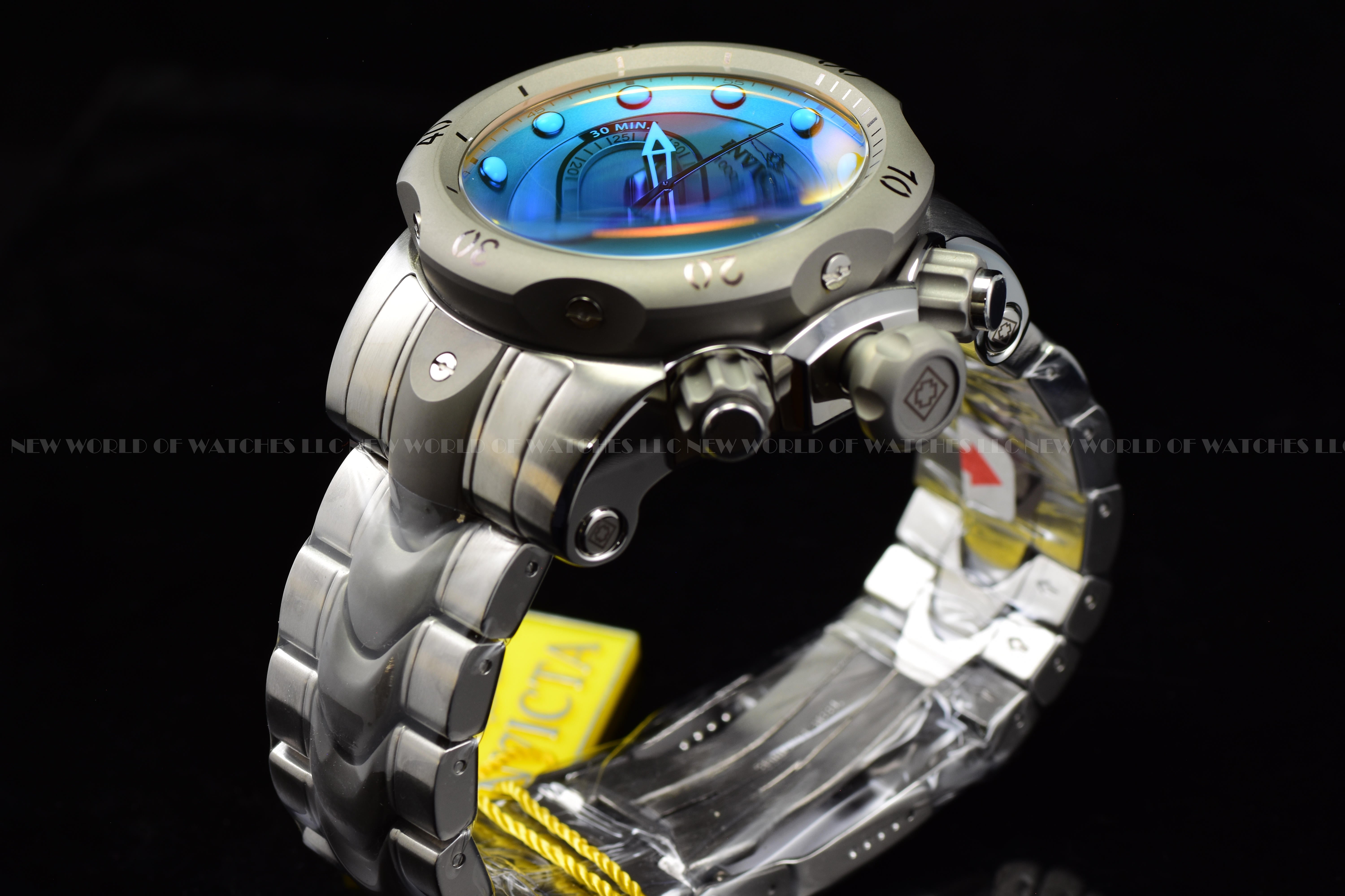 Invicta Men's Venom TINTED Chornograph Dial 54mm TITANIUM/STEEL Quartz Watch