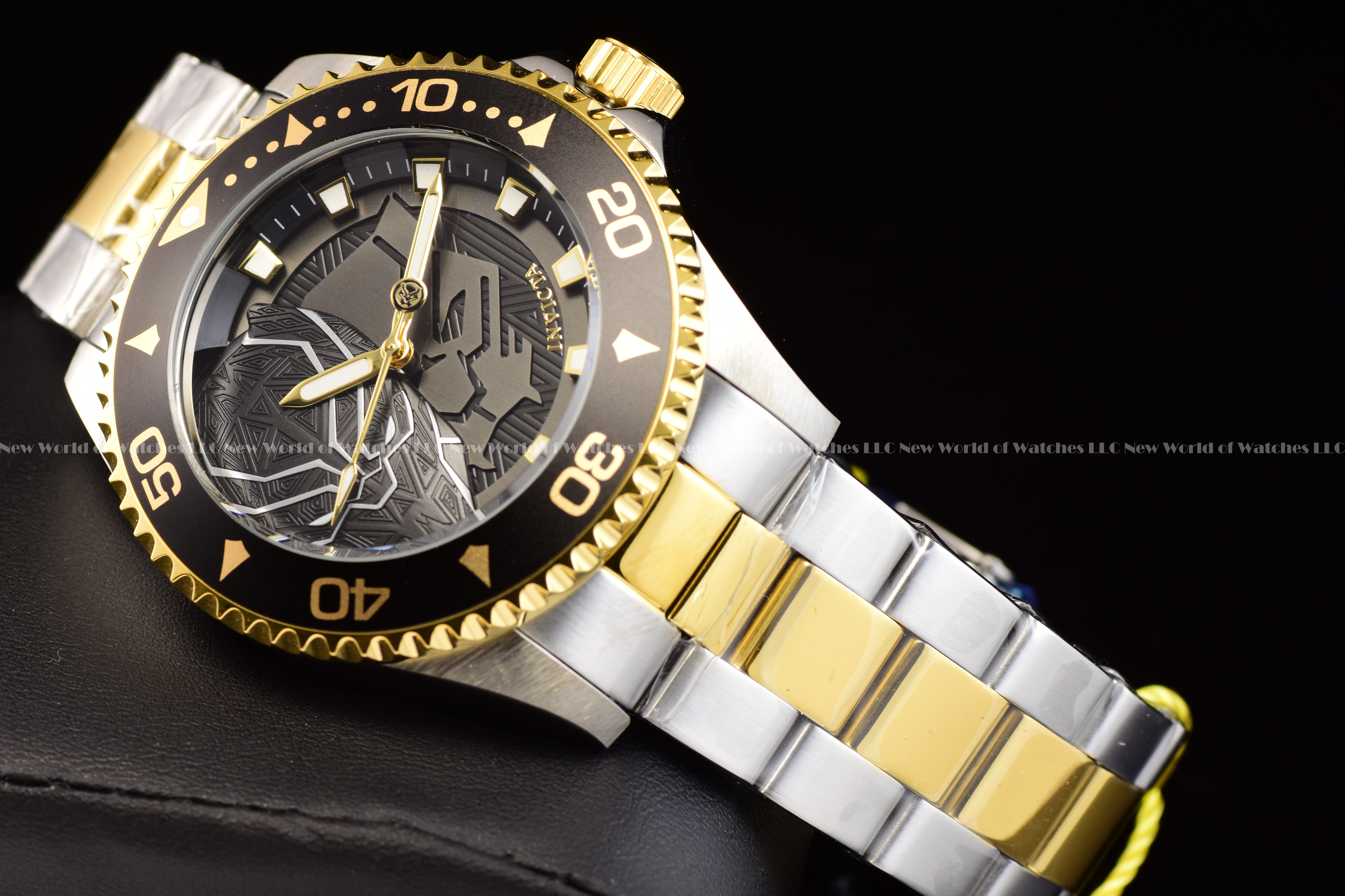Invicta Marvel Black Panther Men's 44mm Limited Edition Two Tone Watch 29687
