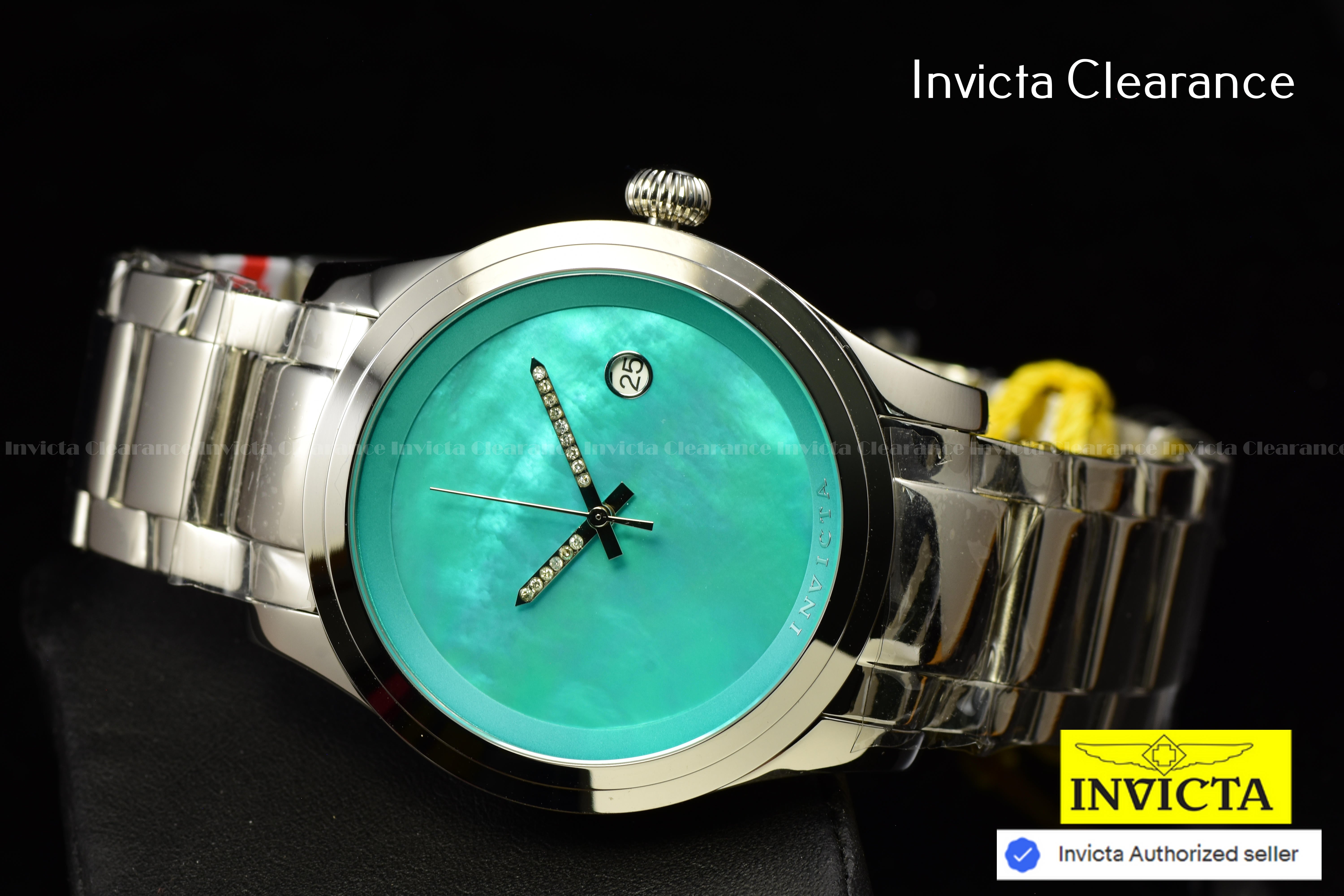 Invicta Pro Diver 0.06 Carat Diamond Mother of Pearl Dial Automatic Men's Watch