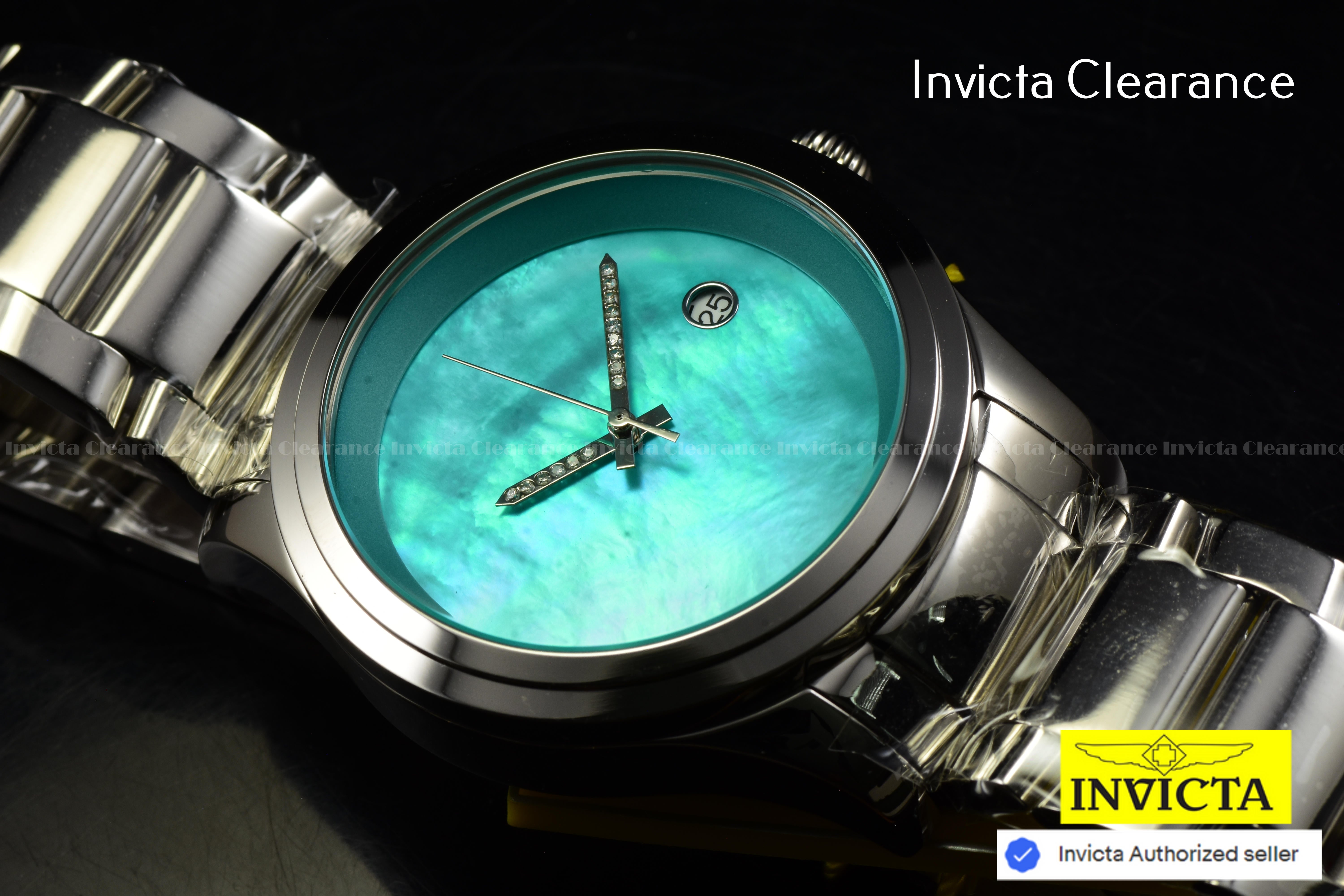 Invicta Pro Diver 0.06 Carat Diamond Mother of Pearl Dial Automatic Men's Watch