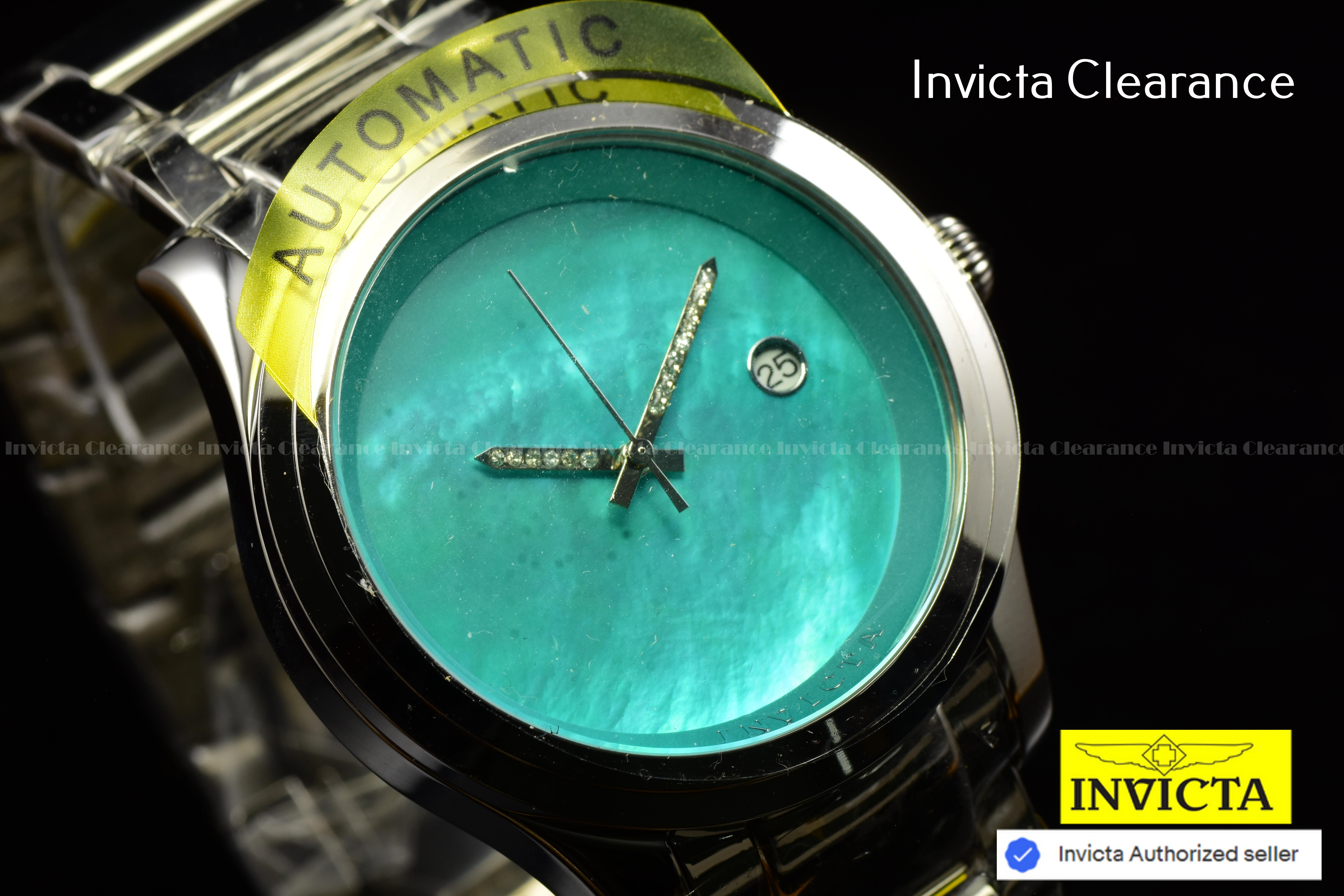 Invicta Pro Diver 0.06 Carat Diamond Mother of Pearl Dial Automatic Men's Watch