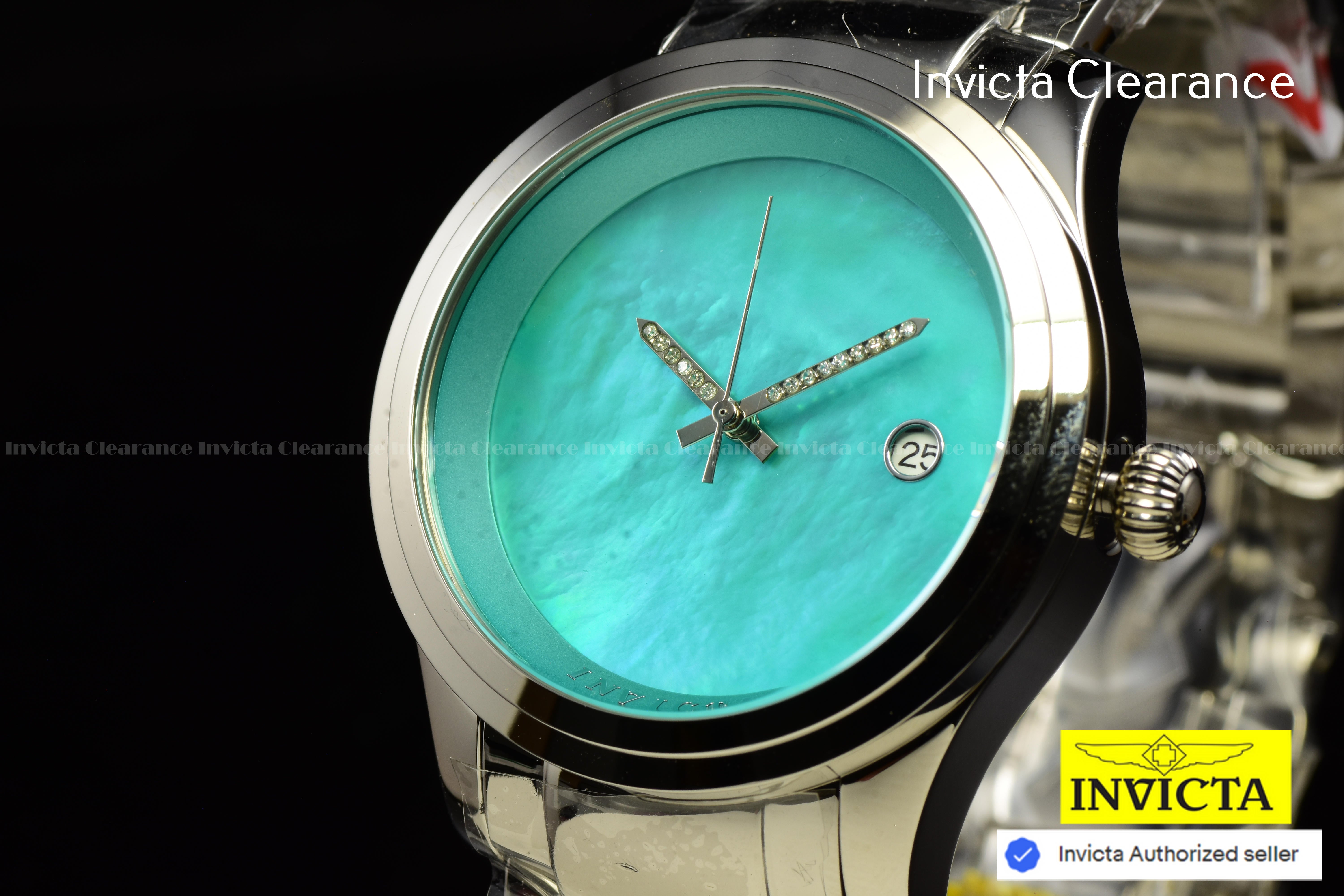 Invicta Pro Diver 0.06 Carat Diamond Mother of Pearl Dial Automatic Men's Watch