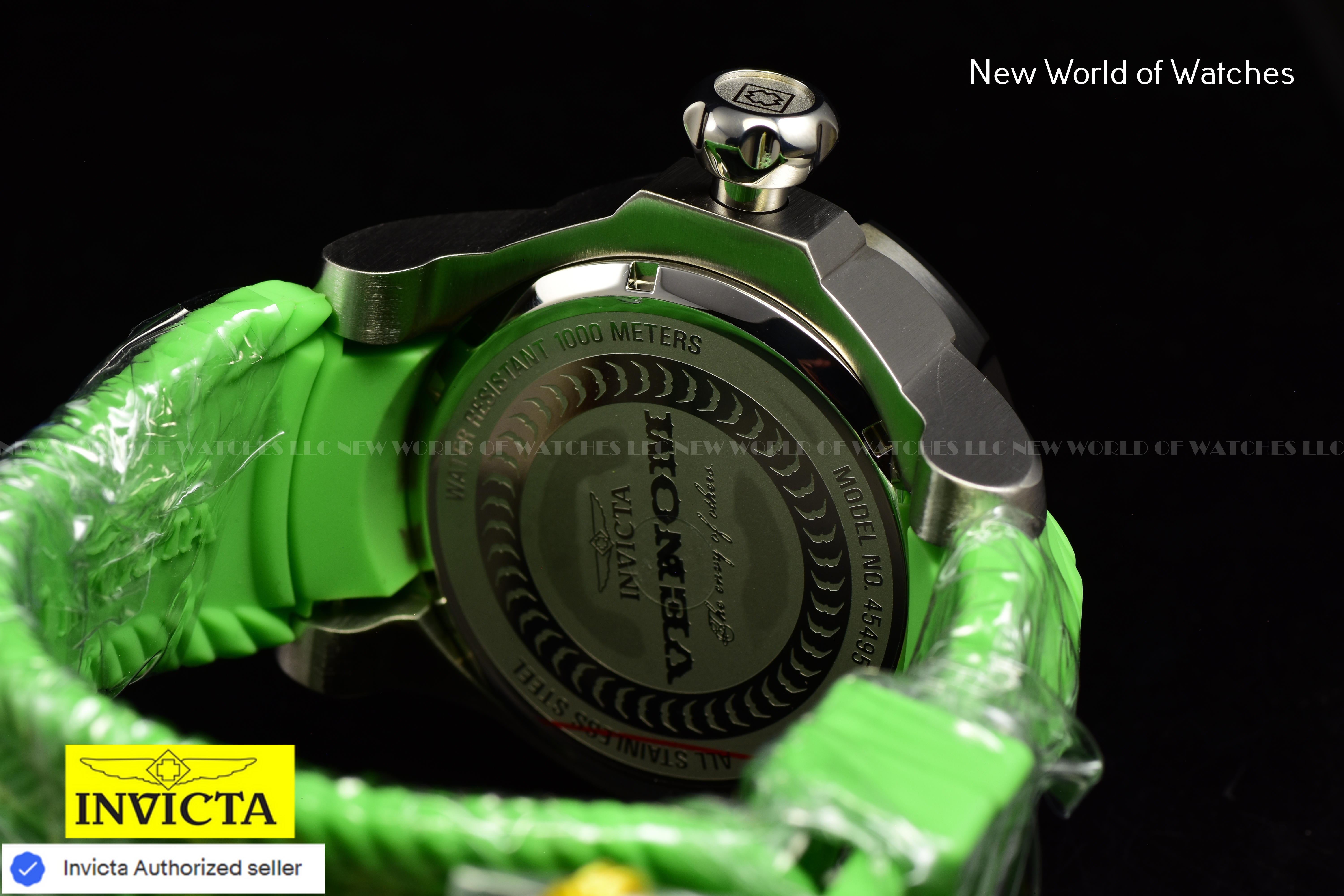 Invicta 45495 Venom Sea Dragon 53.7mm Dial Swiss Quartz Green Men's Watch