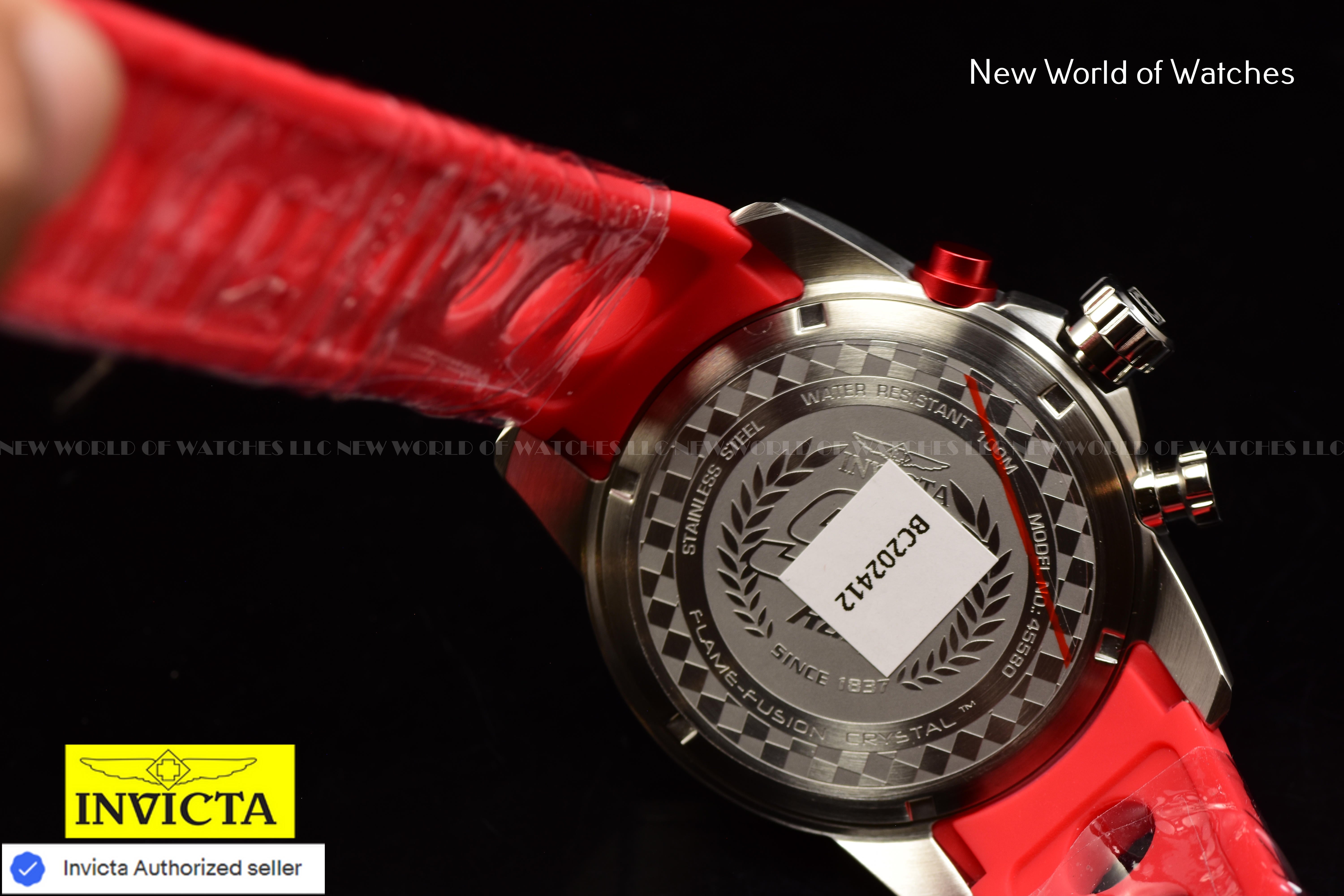 Invicta Men S1 Rally 47mm Black Quartz Japan Silicone Watch