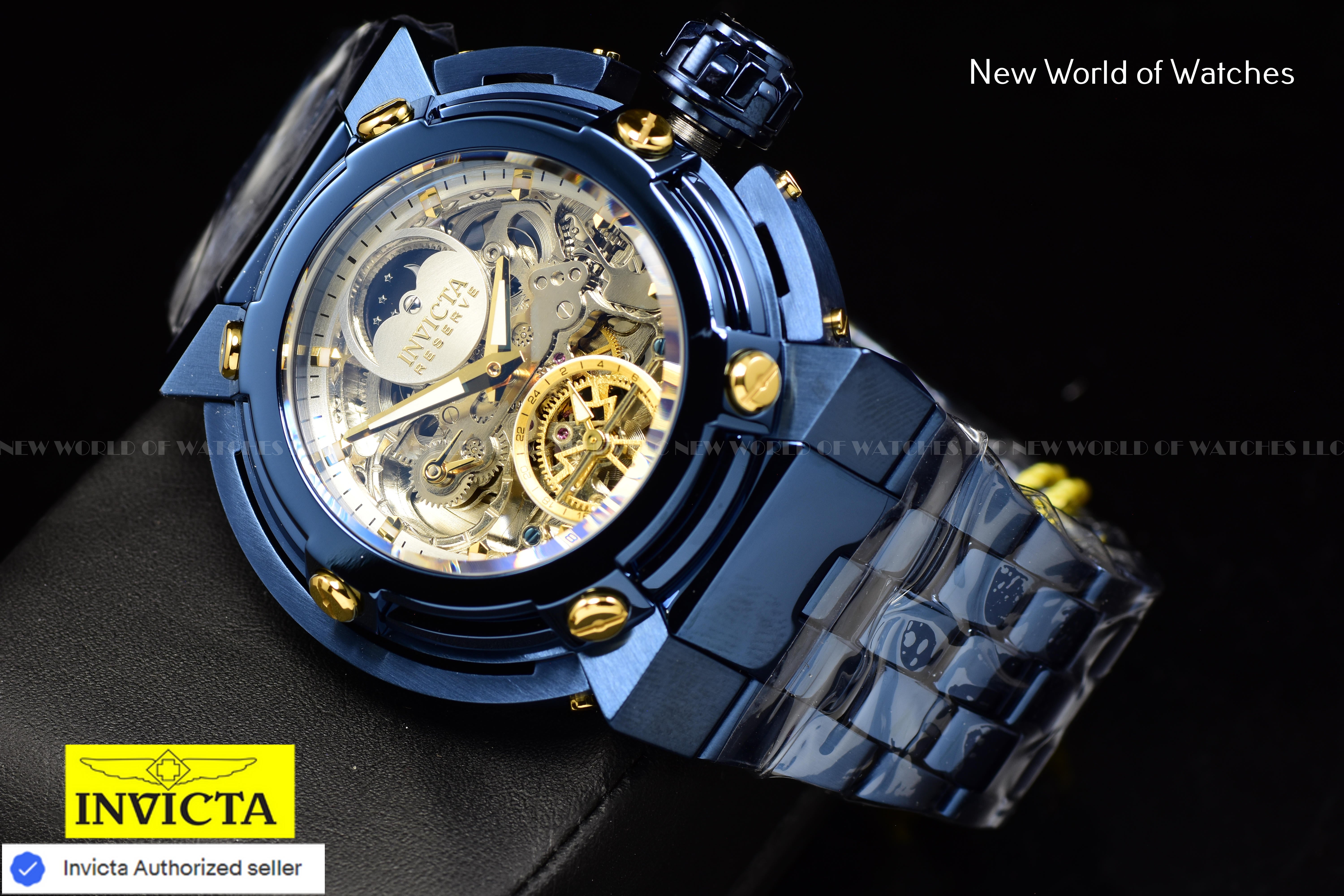 Invicta Men Coalition Forces X-Wing 46mm Gold Silver Automatic China Stainless Steel Watch