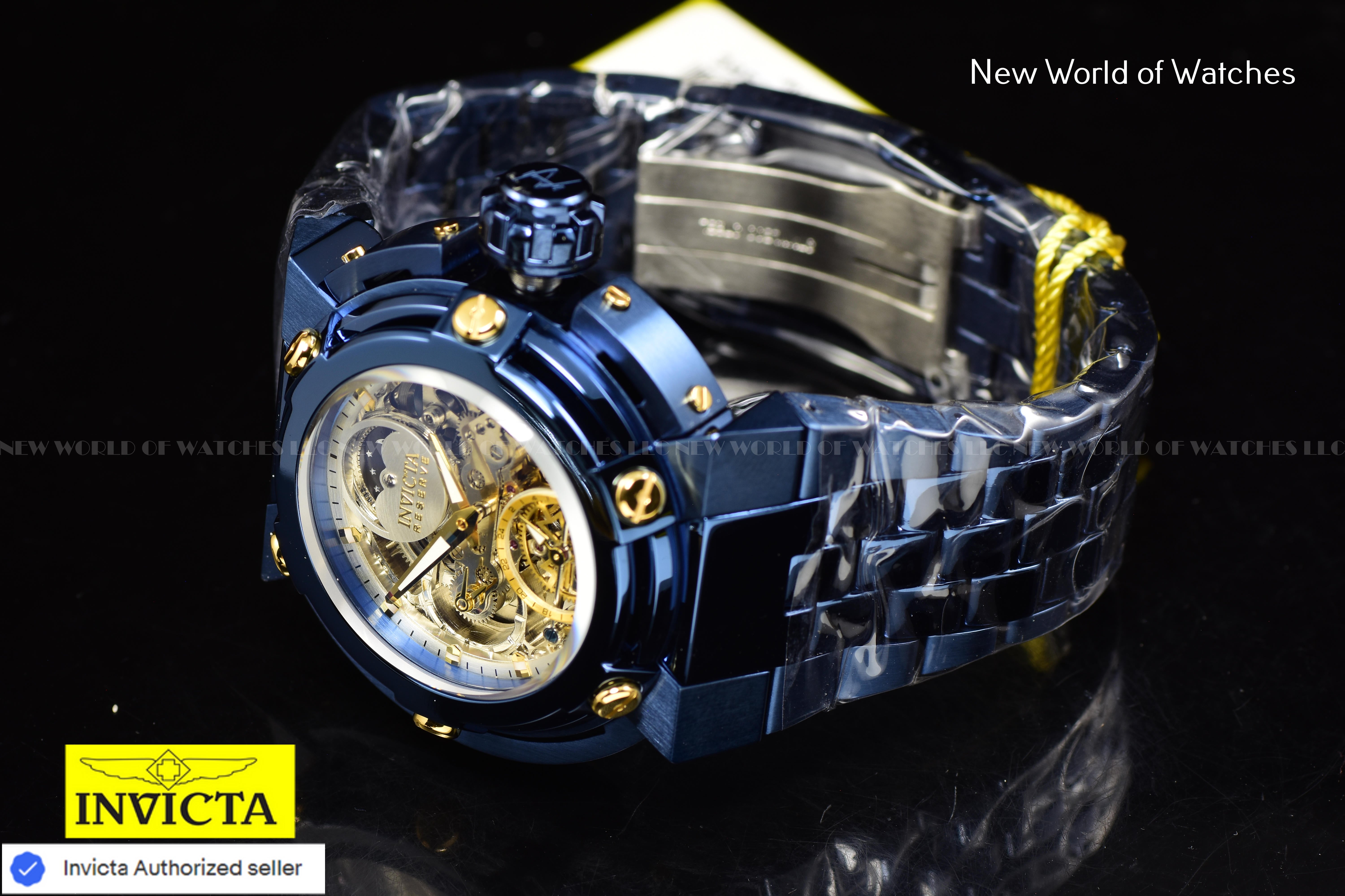 Invicta Men Coalition Forces X-Wing 46mm Gold Silver Automatic China Stainless Steel Watch