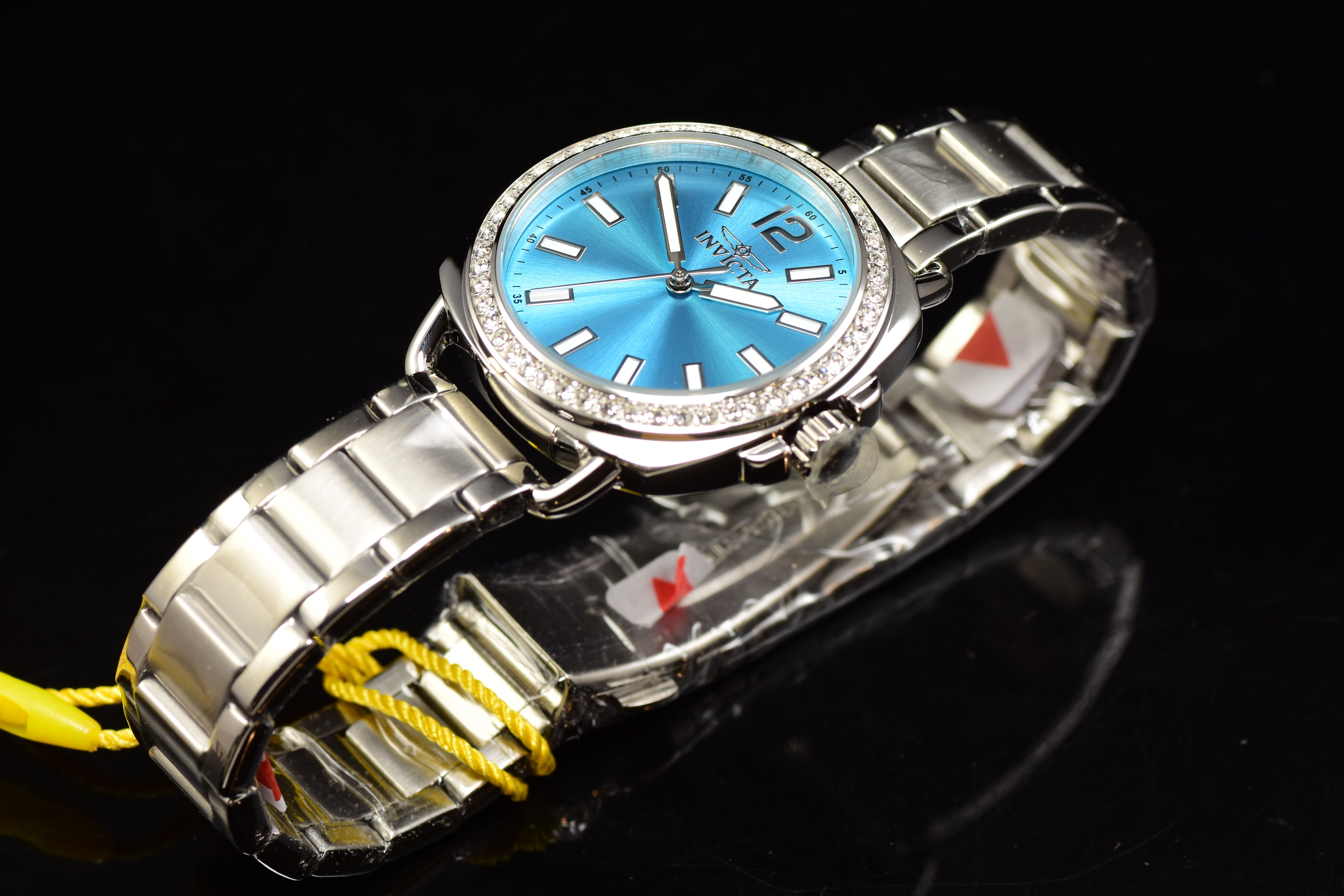 Invicta Wildflower Blue Dial Stainless Steel Bracelet Women's Watch 47327