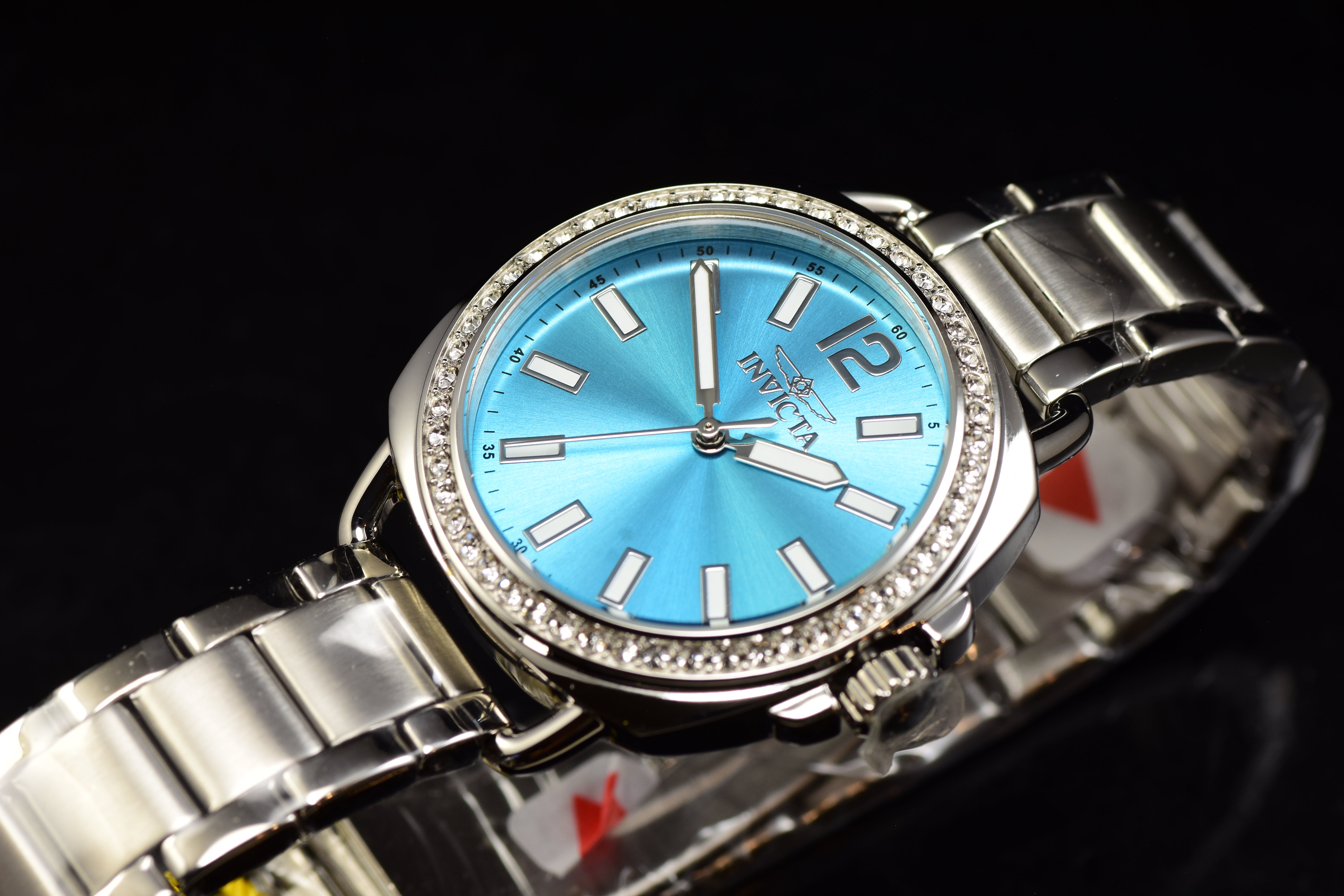 Invicta Wildflower Blue Dial Stainless Steel Bracelet Women's Watch 47327