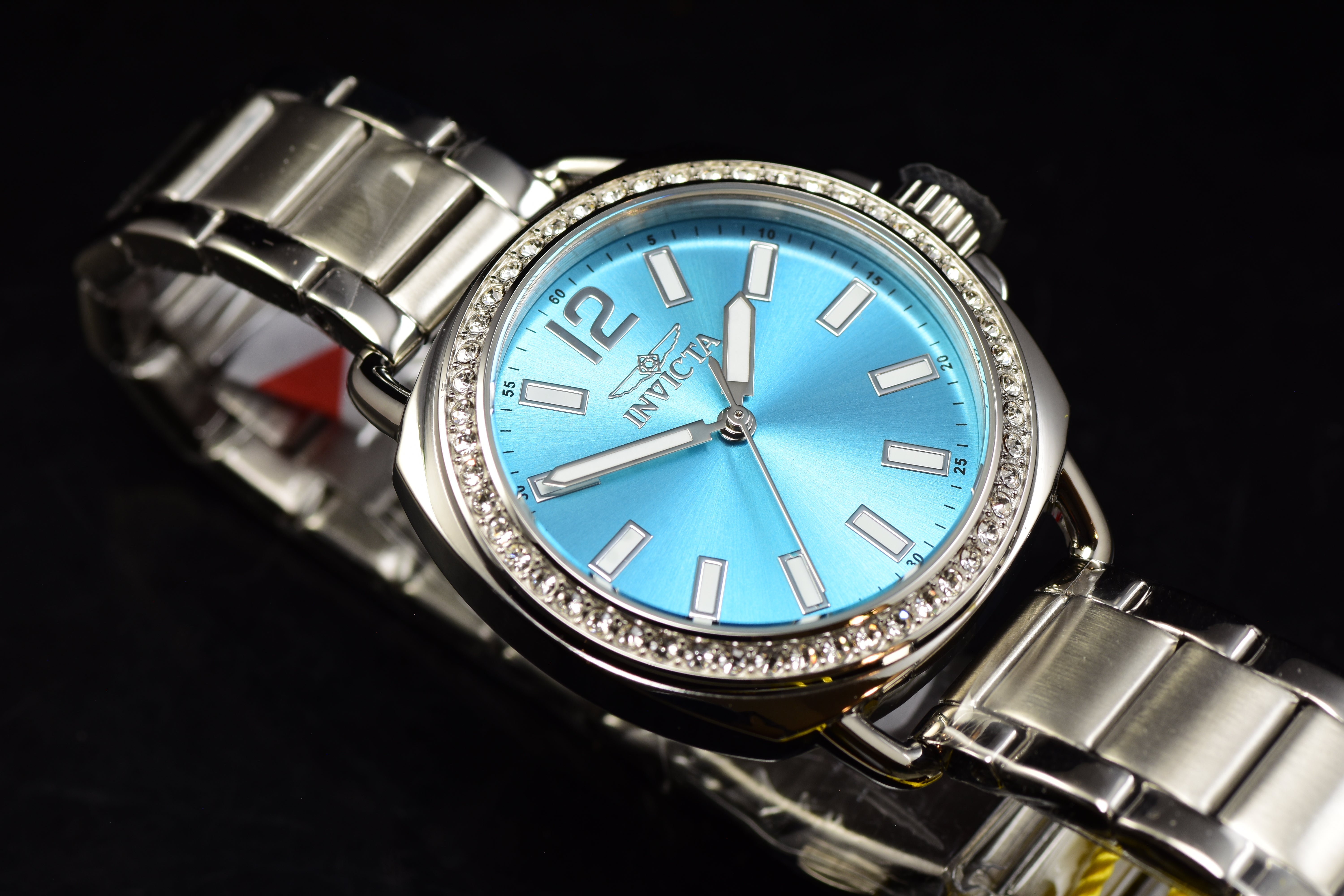 Invicta Wildflower Blue Dial Stainless Steel Bracelet Women's Watch 47327