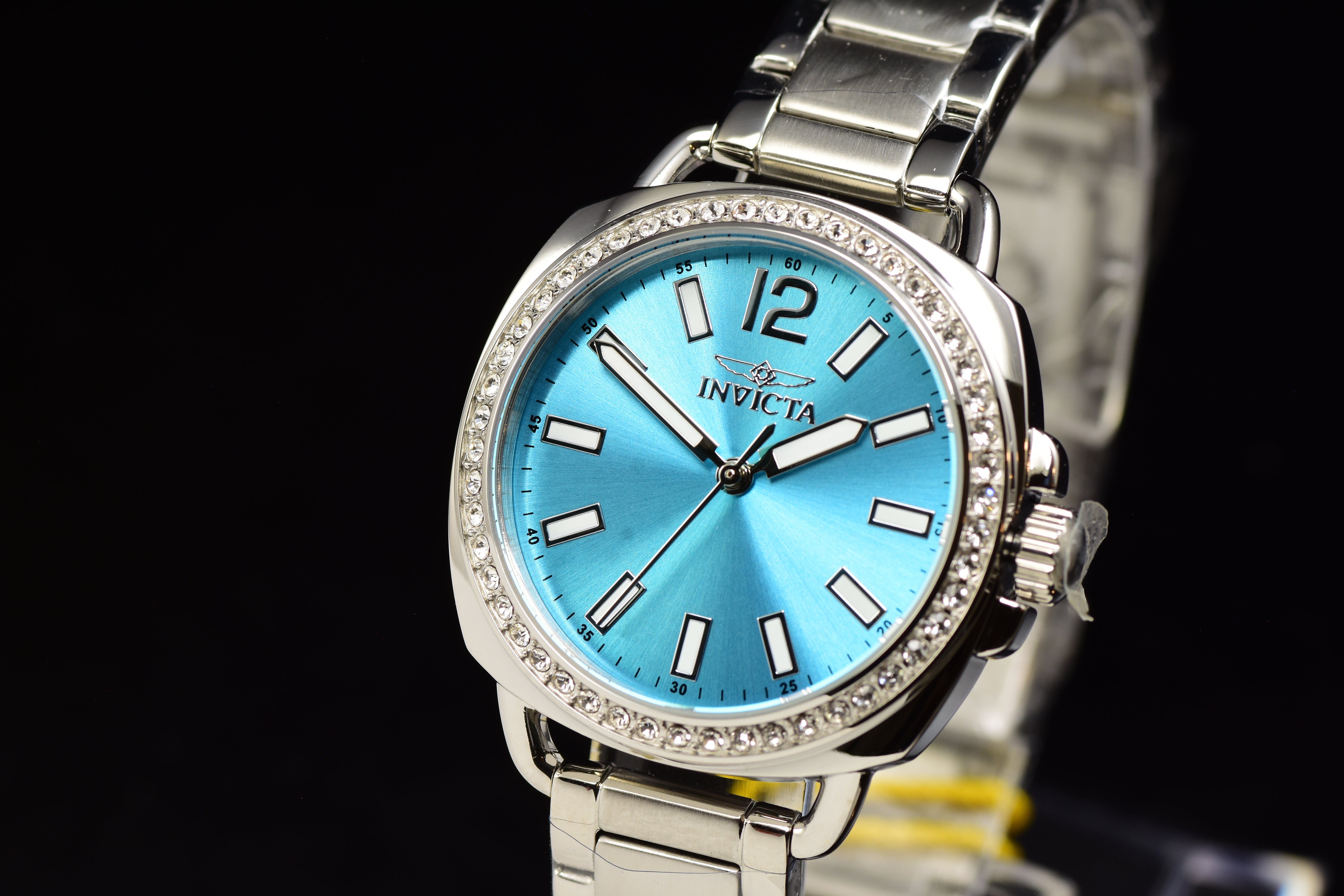Invicta Wildflower Blue Dial Stainless Steel Bracelet Women's Watch 47327