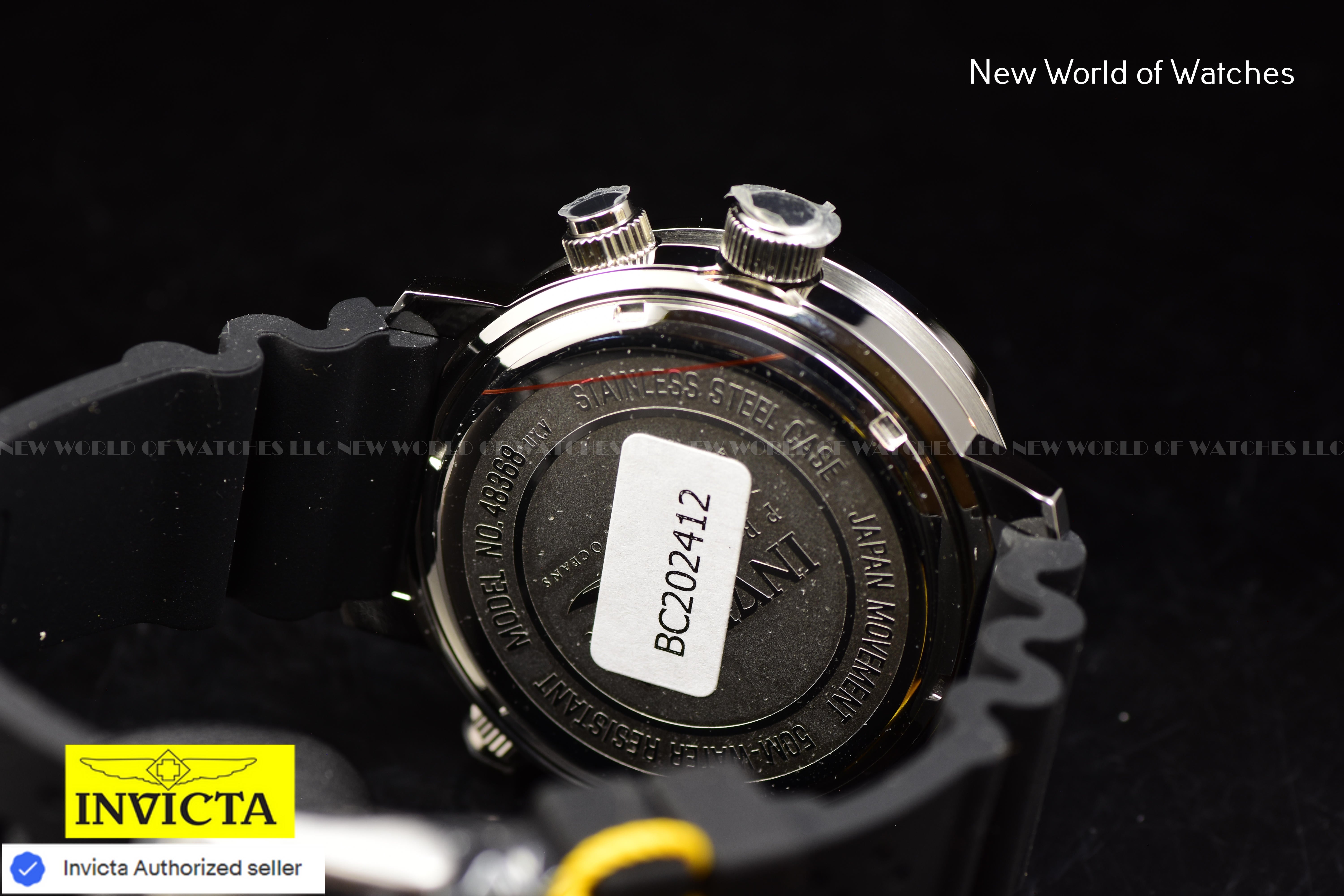 NEW Invicta Men's Pro Diver 47mm LUMINOUS BEZEL Digi Quartz Silicone Strap Watch