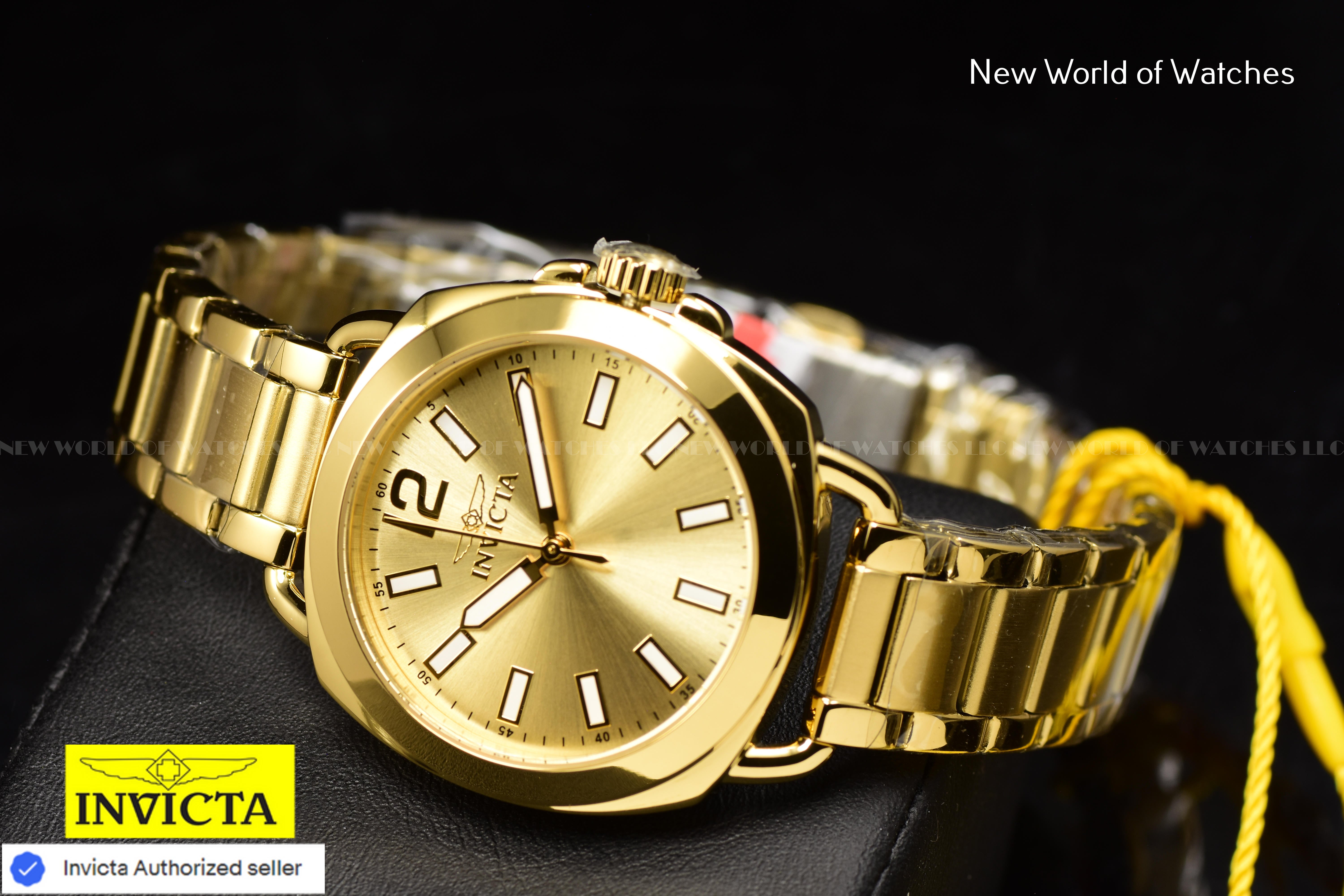 Invicta Ladies WILDFLOWER 32mm Stainless Steel Japanese Quartz Watch, Gold 46346