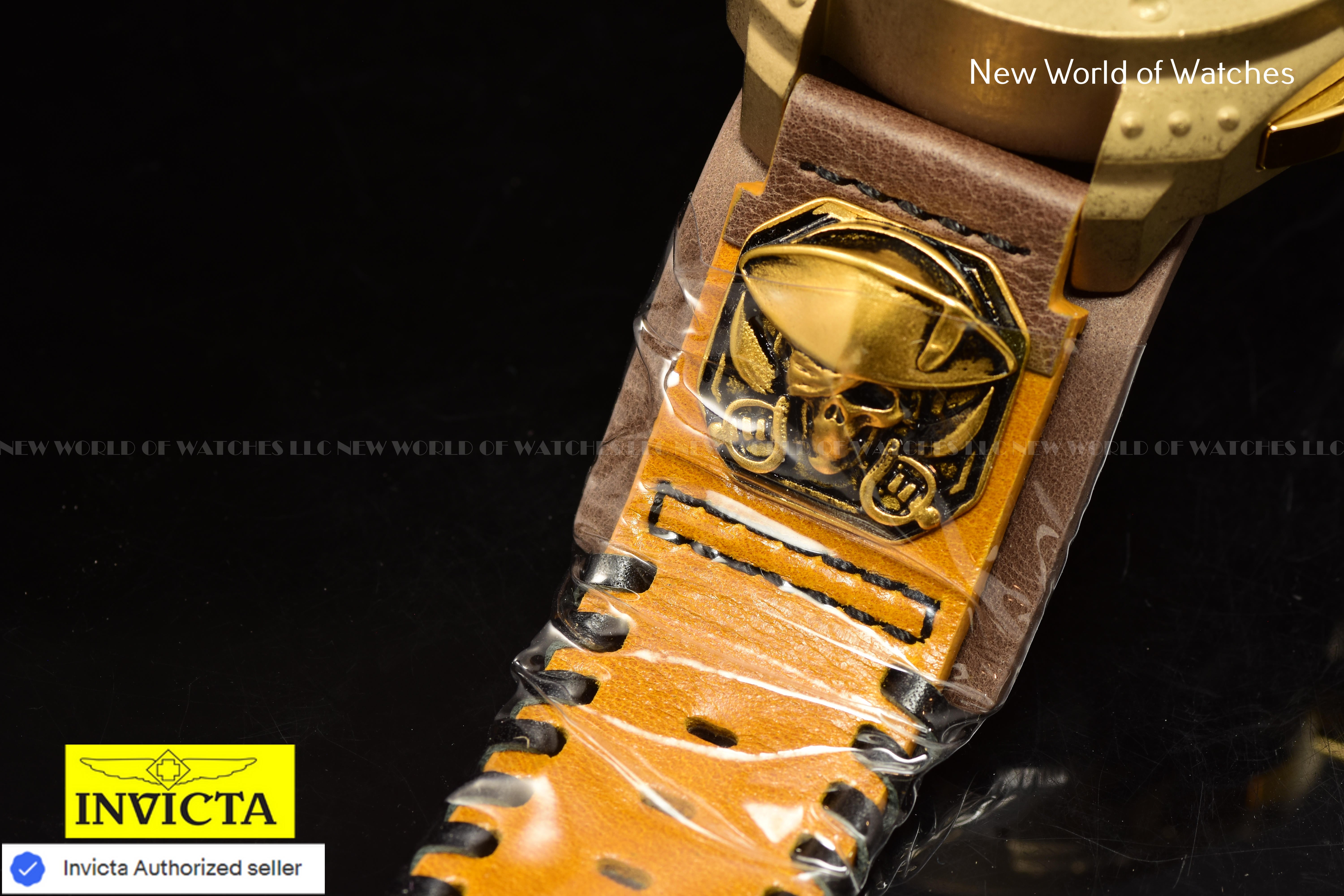 EXTREME RARE Invicta Men's Reserve AKULA 52mm MOP PIRATE Swiss Chronograph Watch