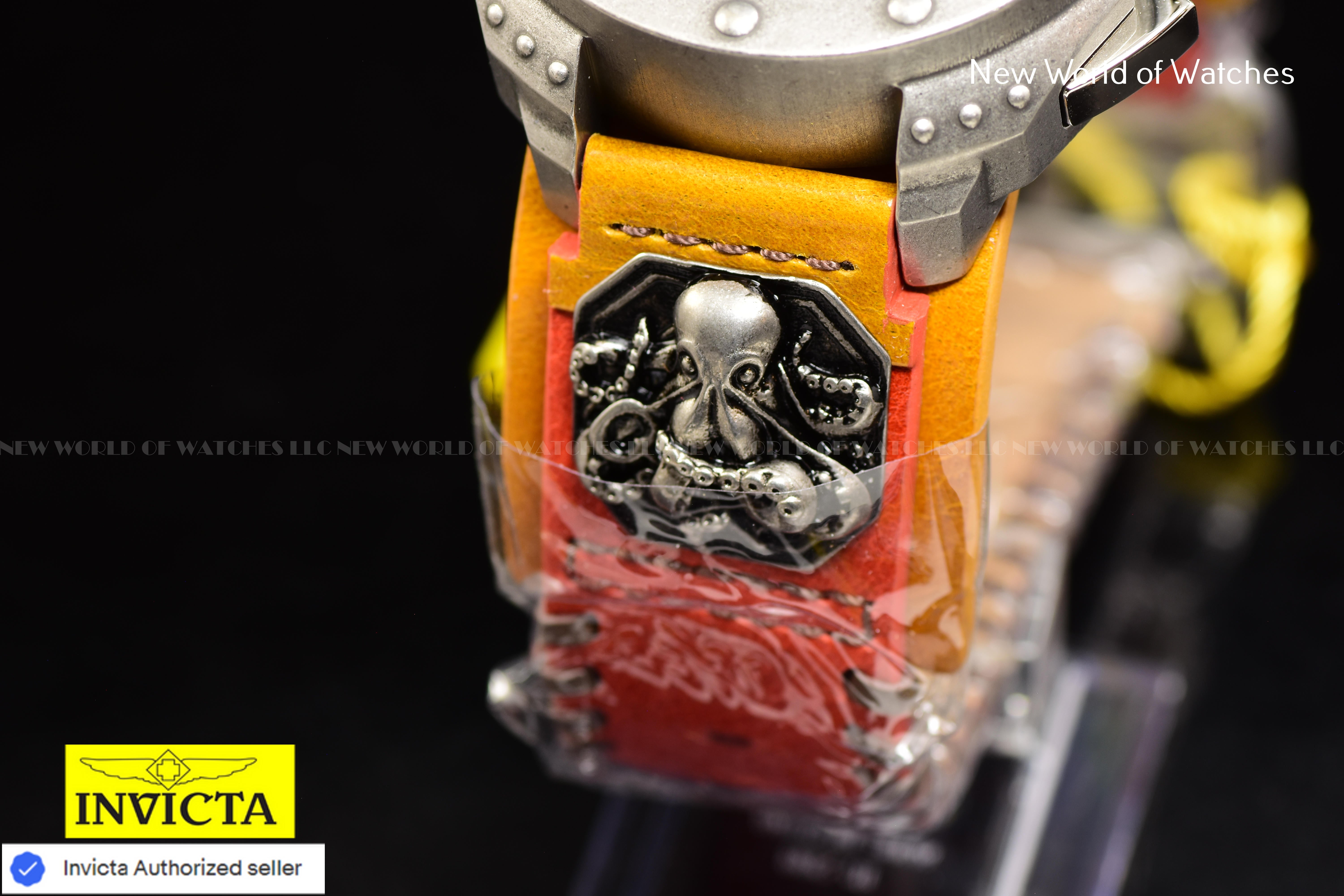 EXTREME RARE Invicta Mens Reserve AKULA Swiss MOP OCTOPUS 52mm Chronograph Watch