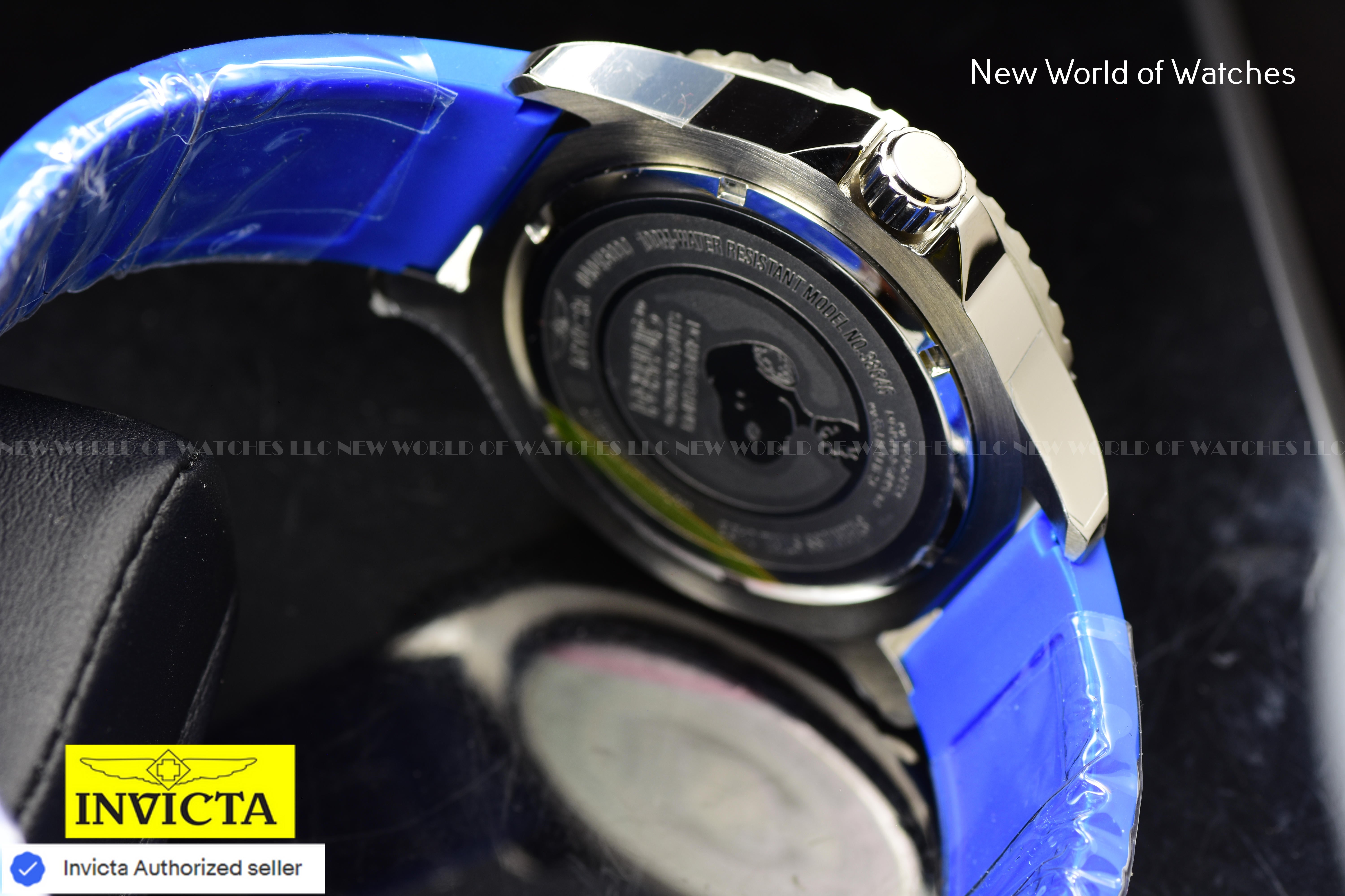 Invicta Men's Character Collection 48mm Snoopy Multicolor Silicone Band Watch