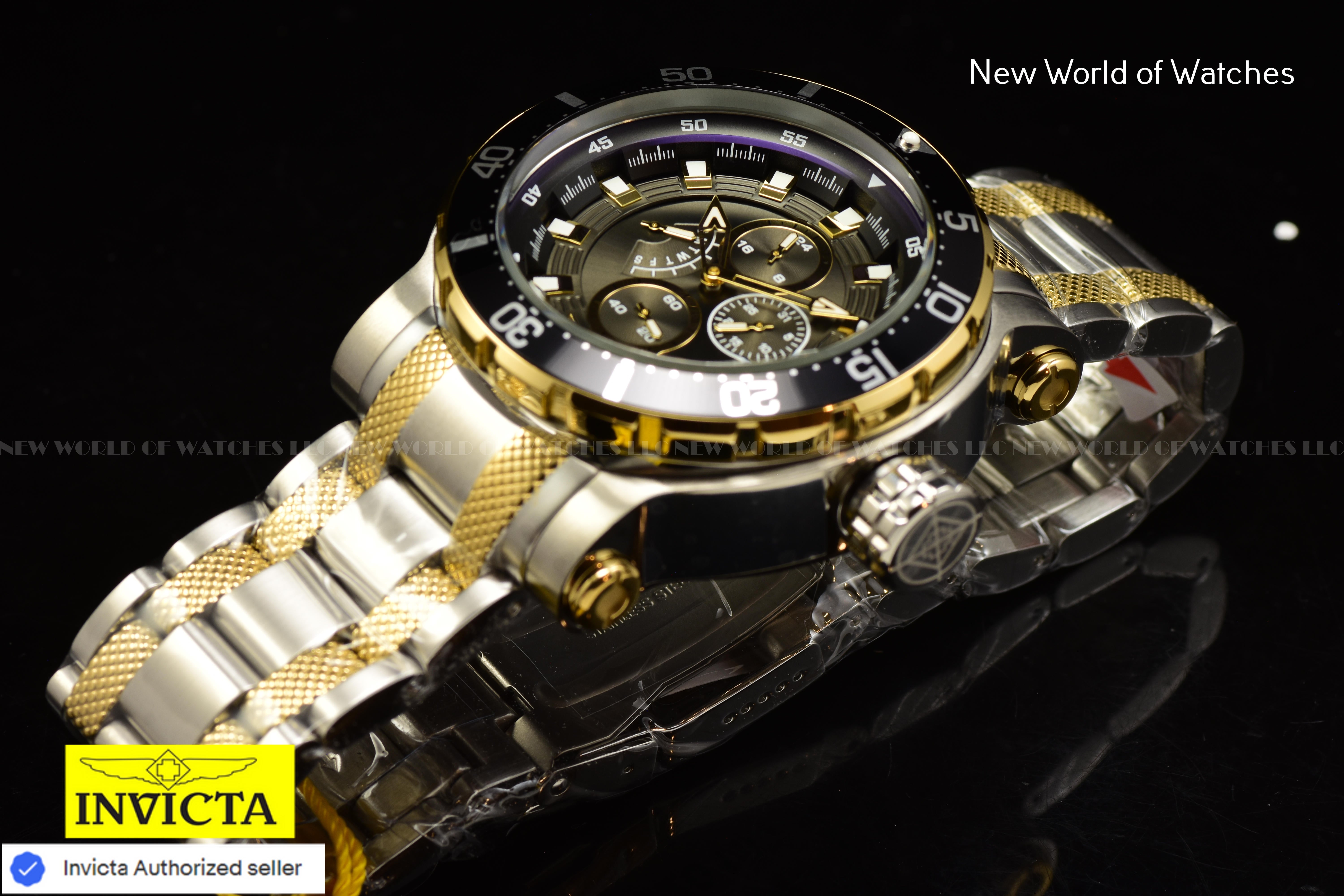Invicta Men Coalition Forces 52mm Gunmetal Quartz Japan Stainless Steel Watch