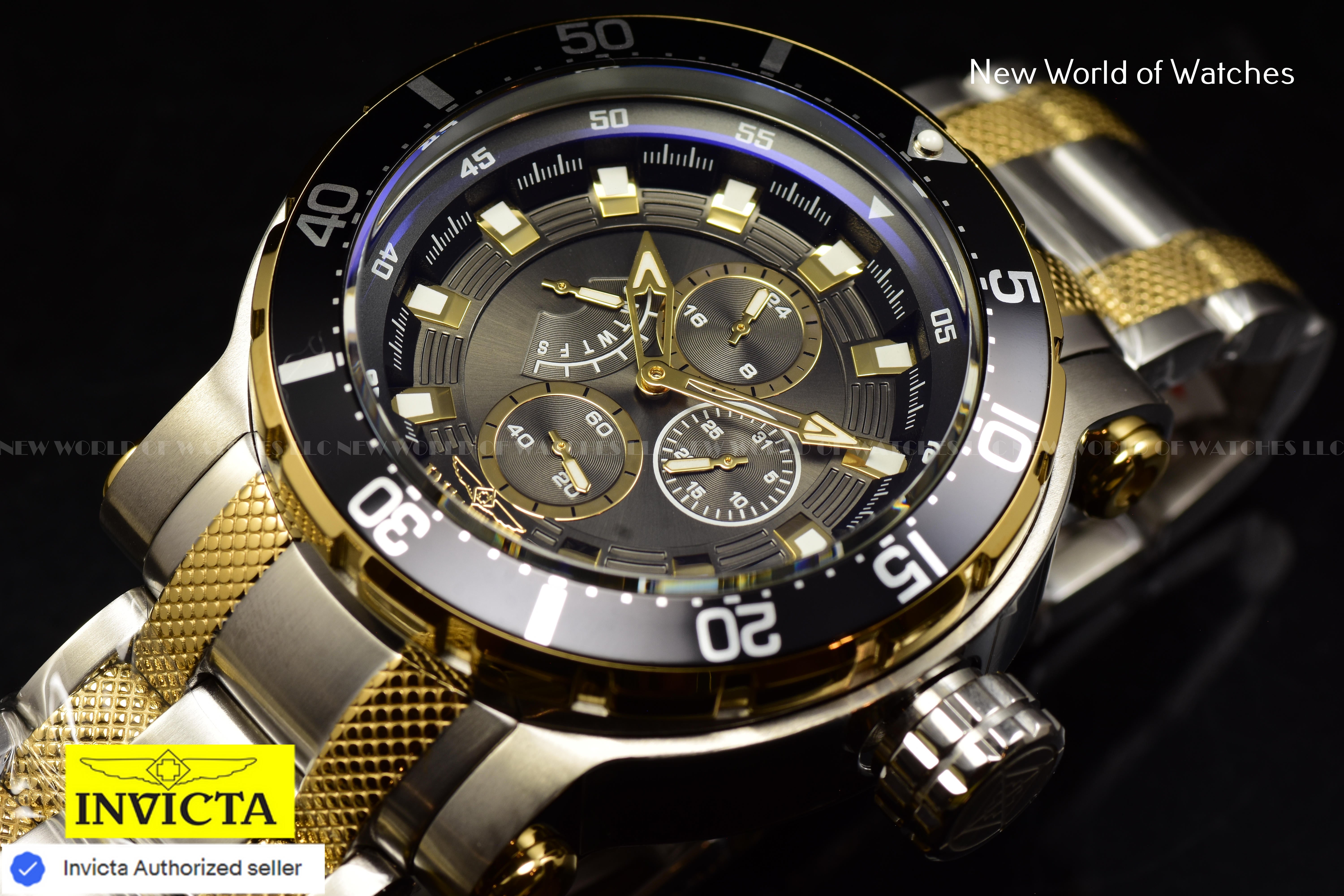 Invicta Men Coalition Forces 52mm Gunmetal Quartz Japan Stainless Steel Watch