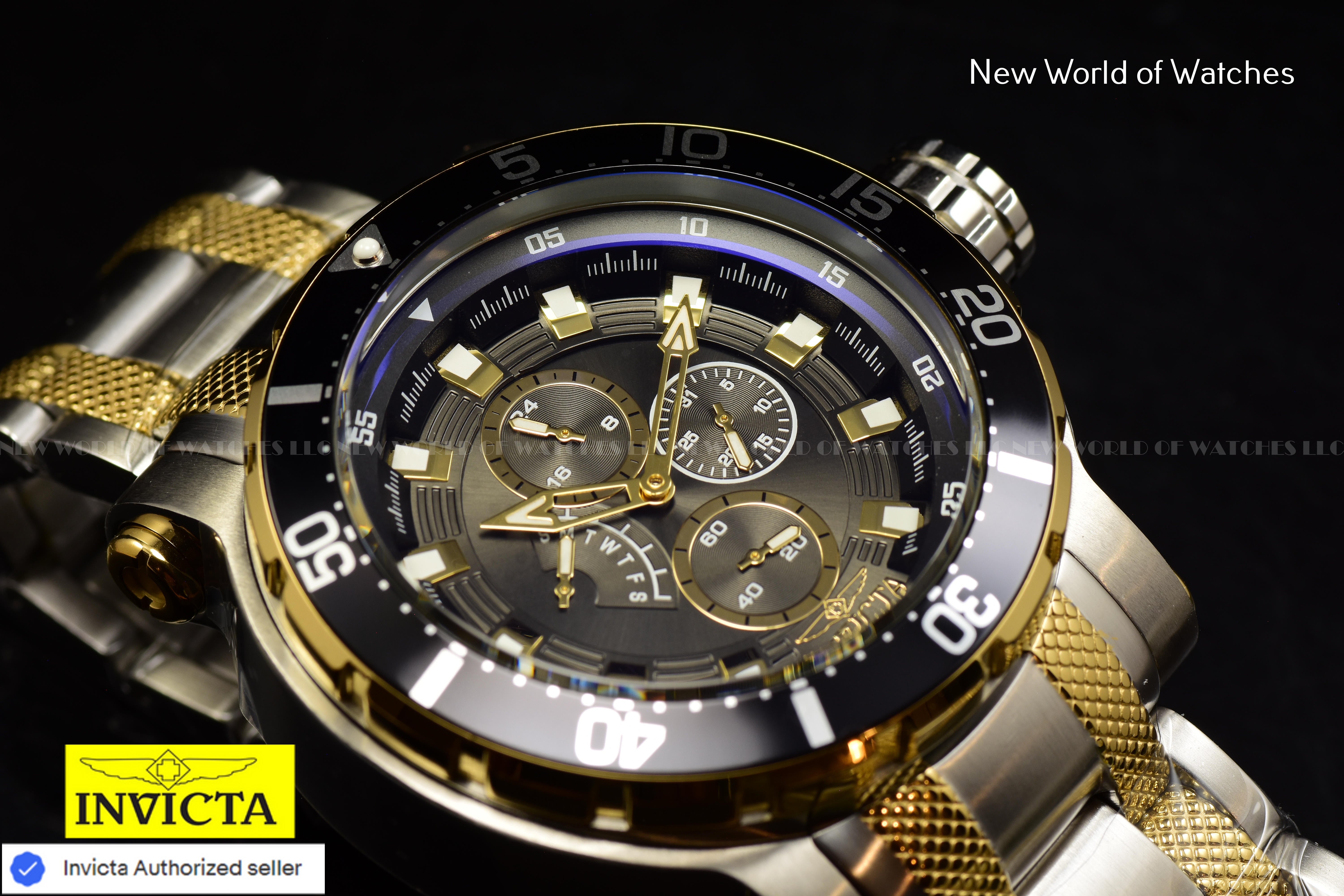 Invicta Men Coalition Forces 52mm Gunmetal Quartz Japan Stainless Steel Watch