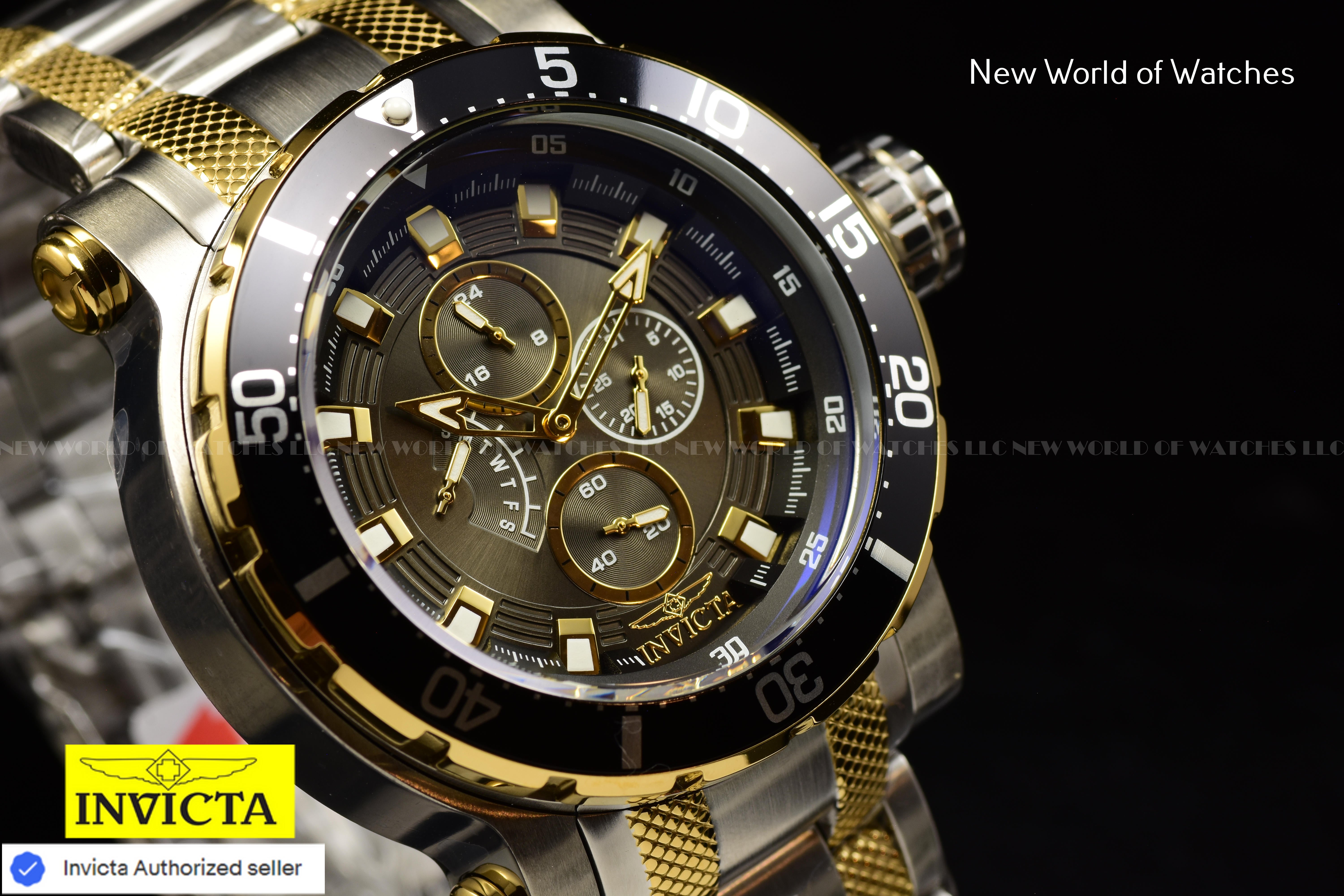 Invicta Men Coalition Forces 52mm Gunmetal Quartz Japan Stainless Steel Watch
