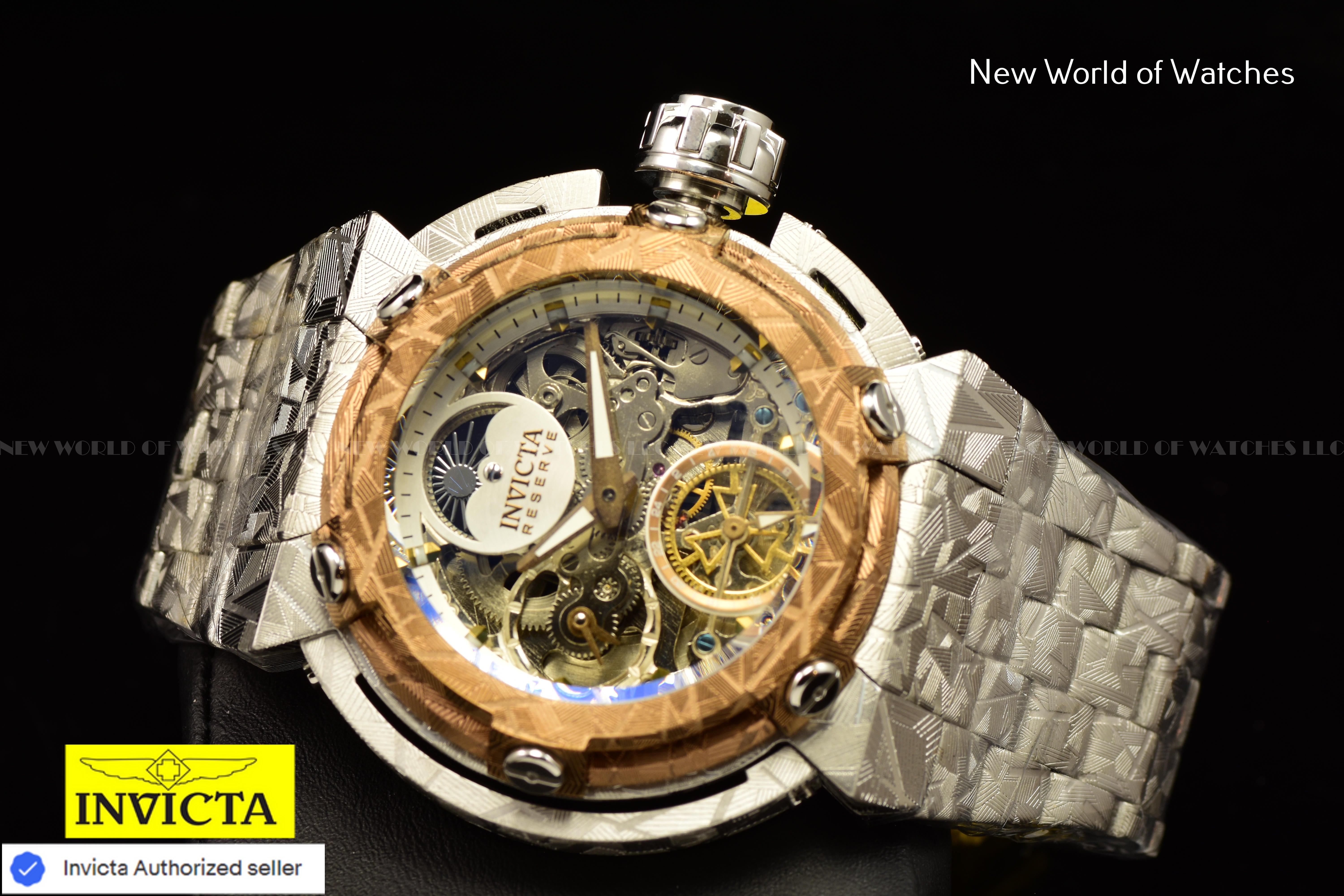 Invicta Men Coalition Forces X-Wing 46mm Khaki Silver Automatic China Stainless Steel Watch