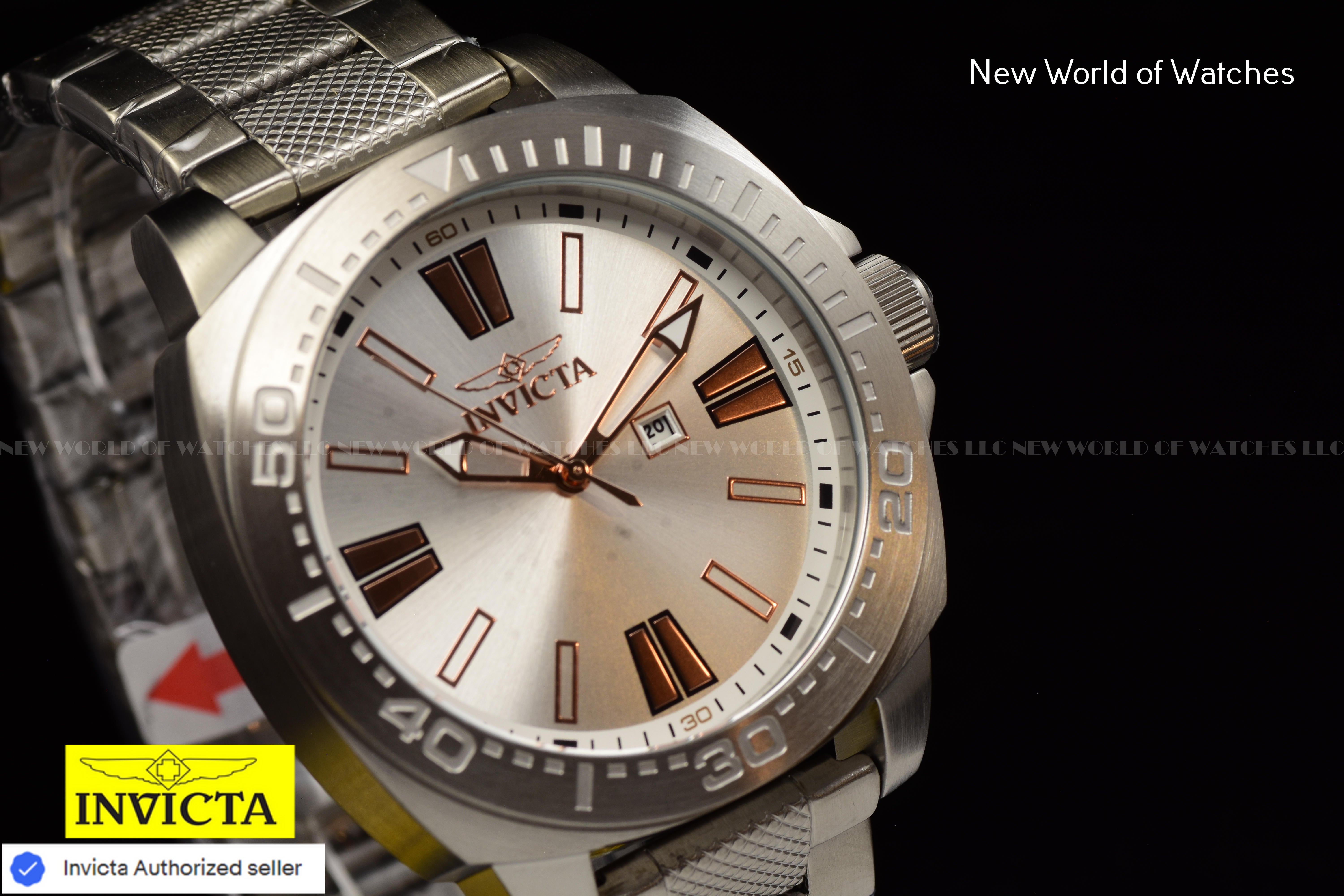Invicta Men Speedway 46mm Silver Quartz Singapore Stainless Steel Watch