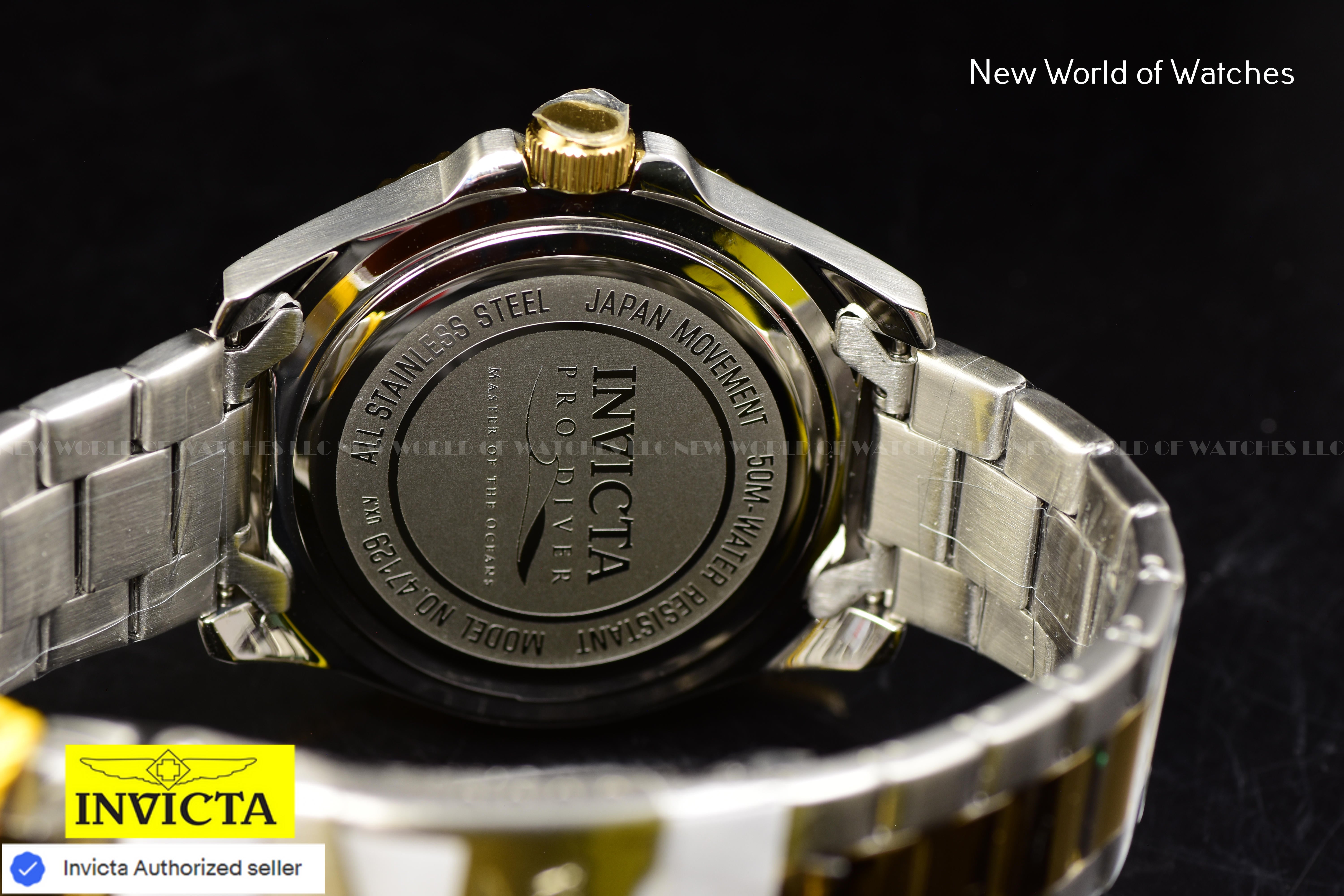 Invicta Men Pro Diver 44mm Green Quartz Japan Stainless Steel Watch