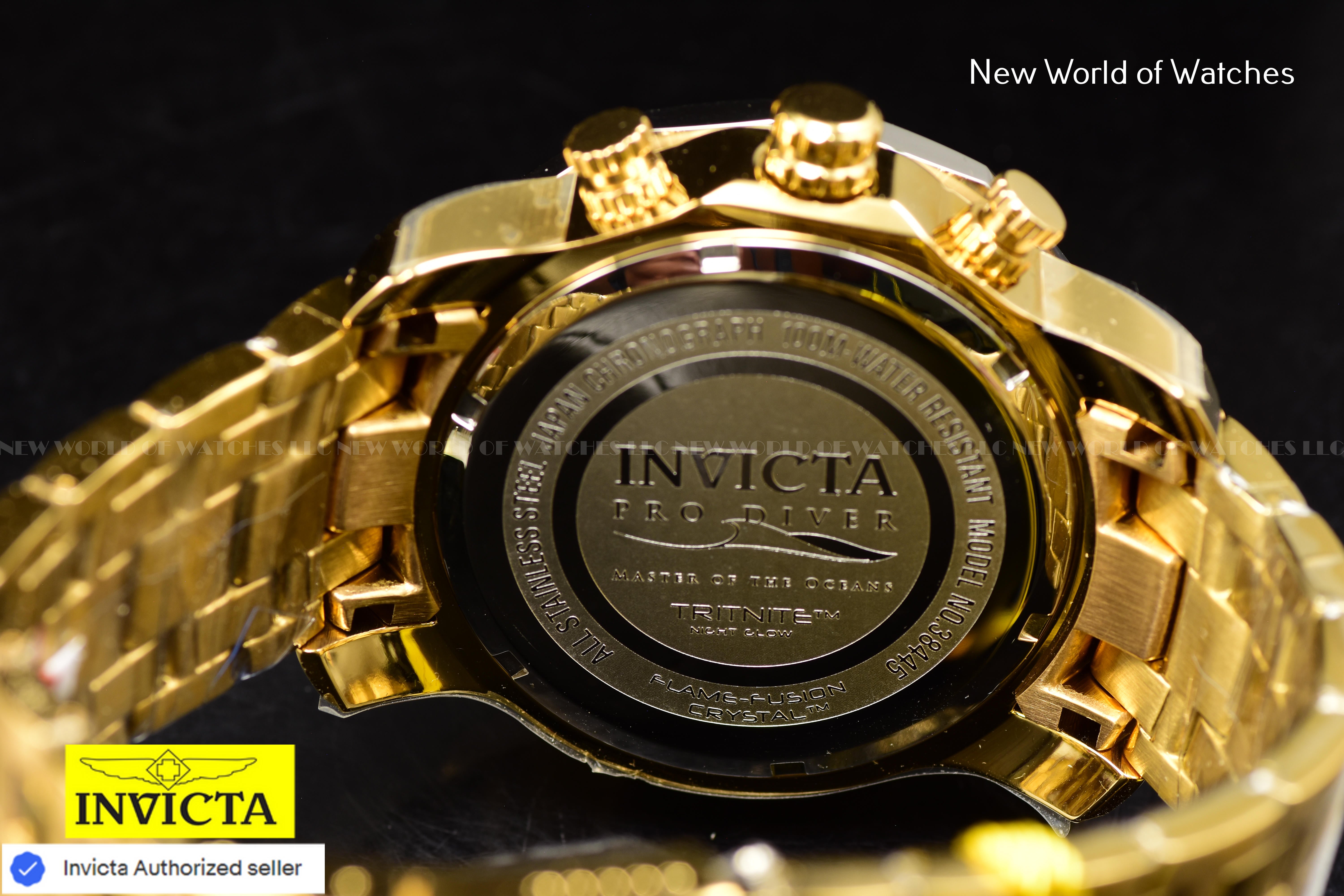 Invicta Men Pro Diver 50mm Green Quartz Japan Stainless Steel Watch