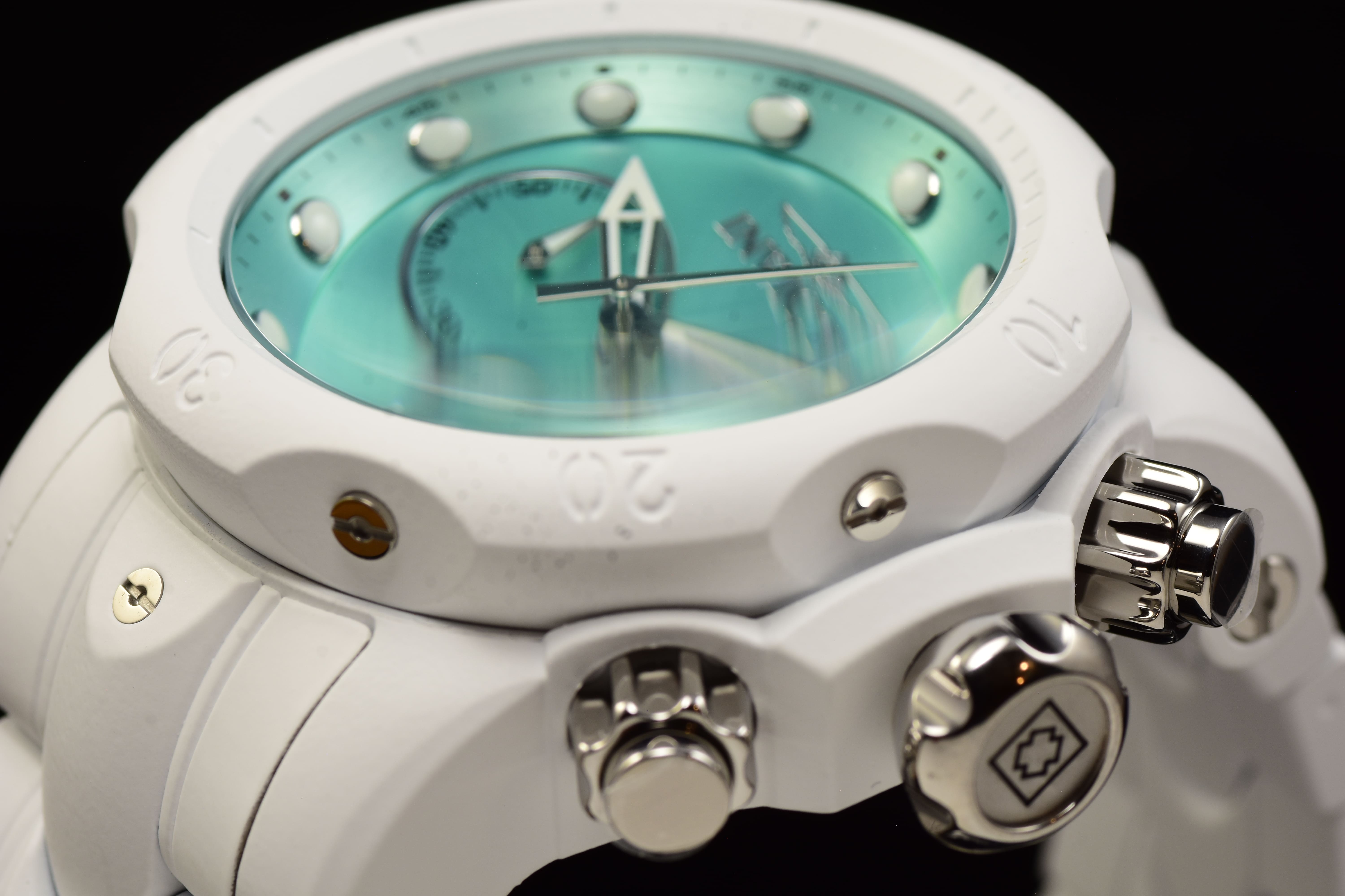 Invicta Men Venom Phantom 54mm Turquoise Quartz Japan Stainless Steel Watch