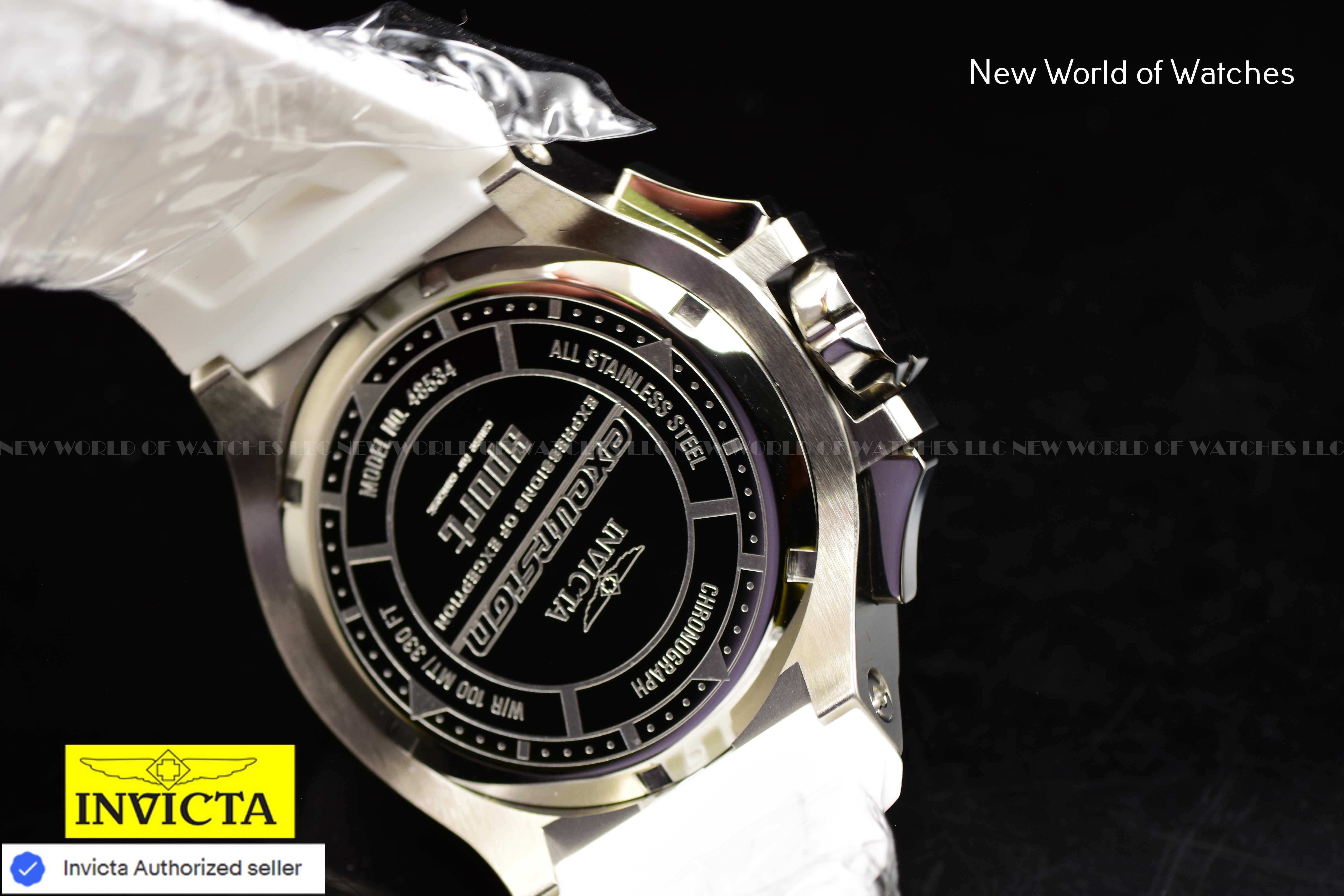 Invicta Men Excursion 50mm Turquoise Quartz Japan Silicone Watch