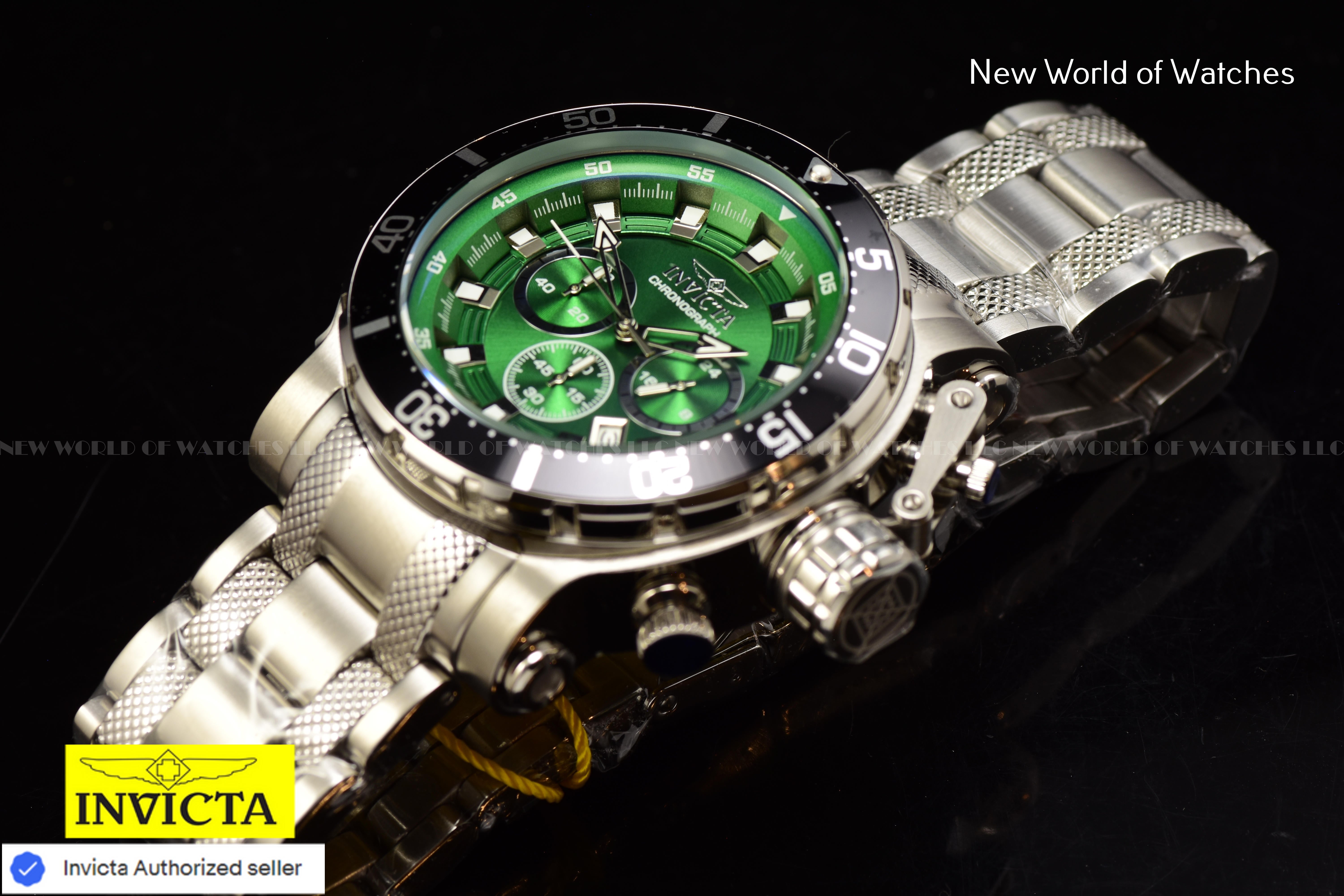 Invicta Men Coalition Forces 52mm Green Quartz Japan Stainless Steel 49092 Watch