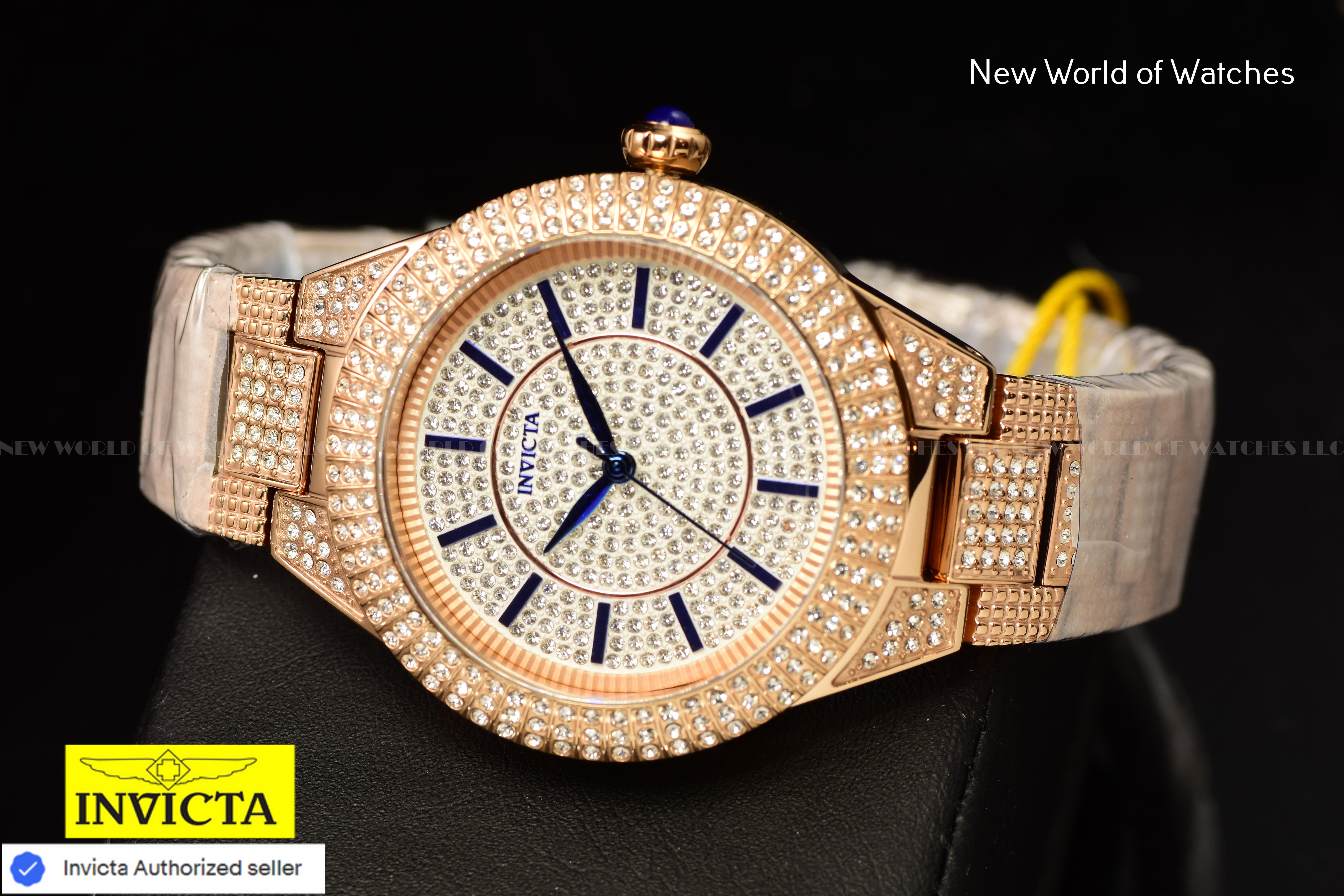 Invicta Lady Specialty 38mm Silver Quartz Singapore Stainless Steel Watch