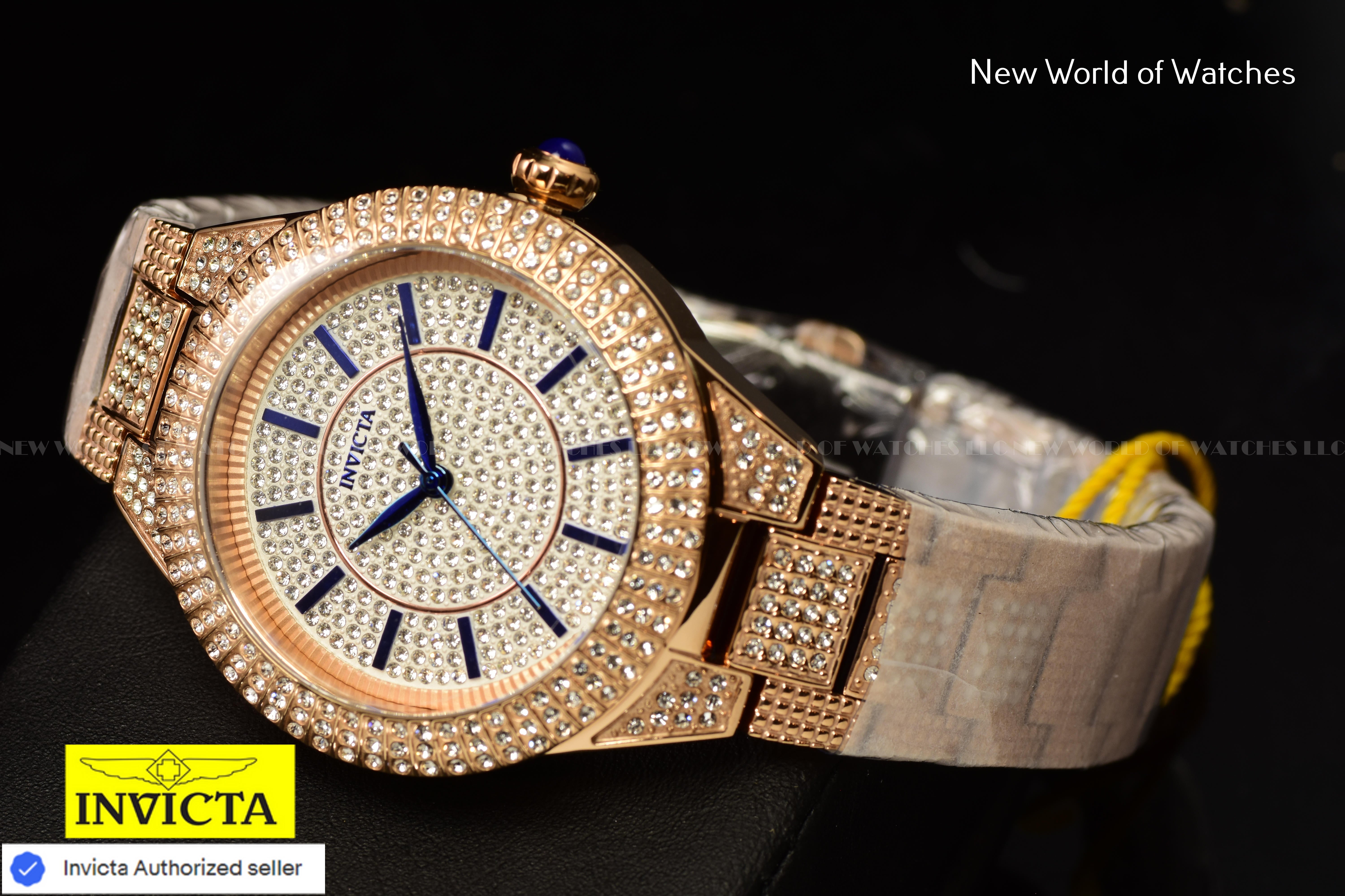 Invicta Lady Specialty 38mm Silver Quartz Singapore Stainless Steel Watch