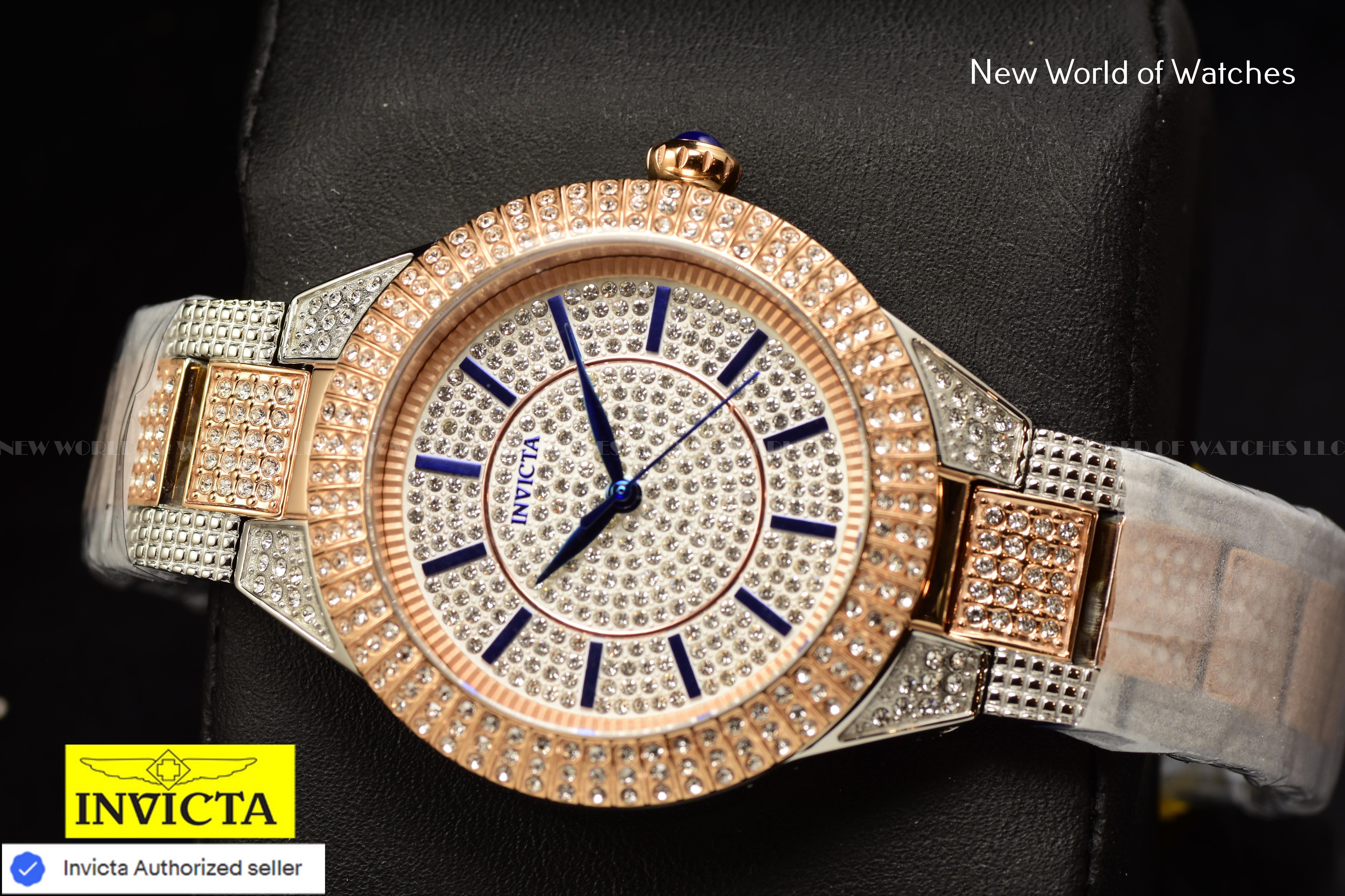 Invicta Lady Specialty 38mm Silver Quartz Singapore Stainless Steel Watch 49907