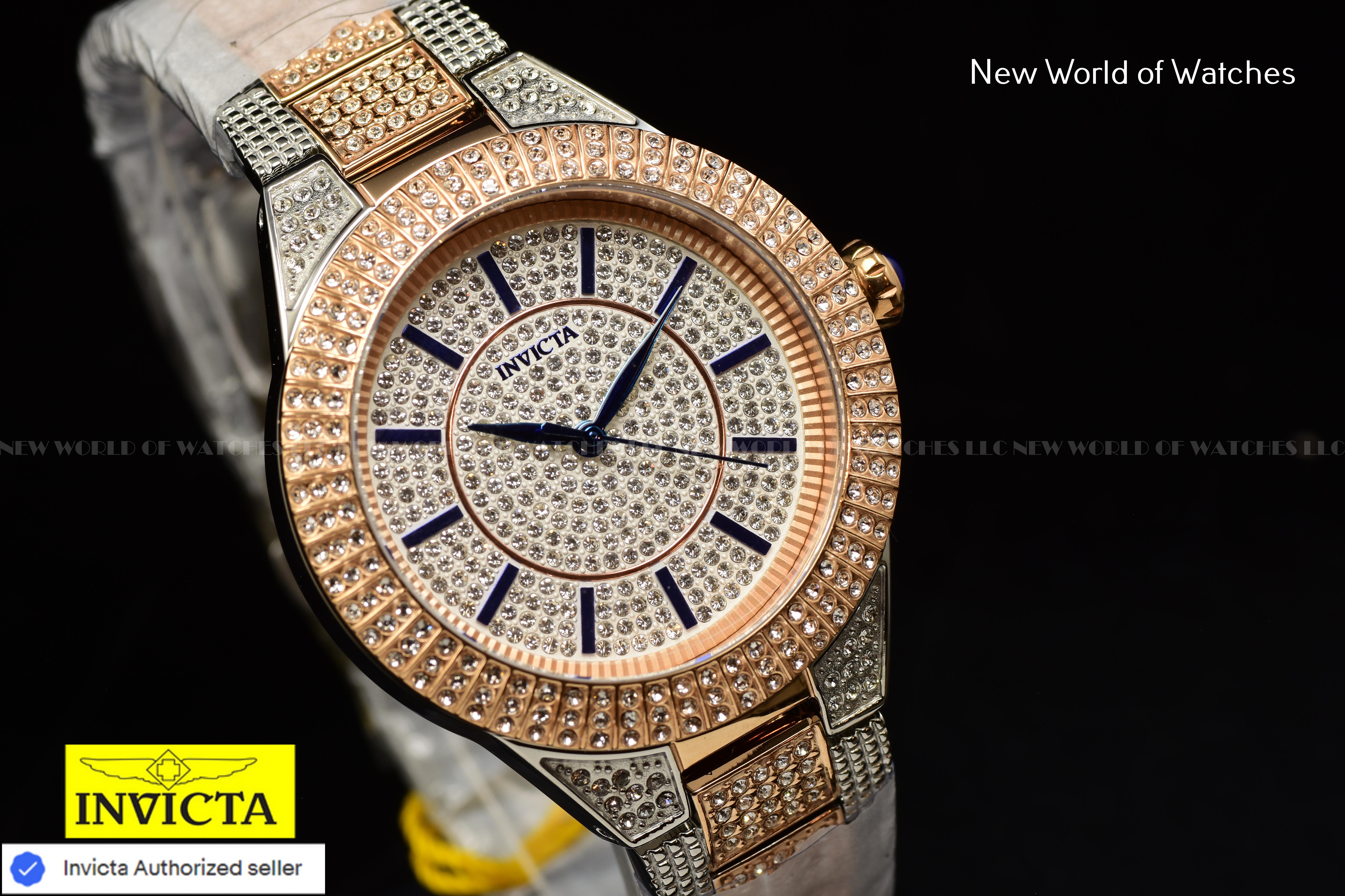 Invicta Lady Specialty 38mm Silver Quartz Singapore Stainless Steel Watch 49907