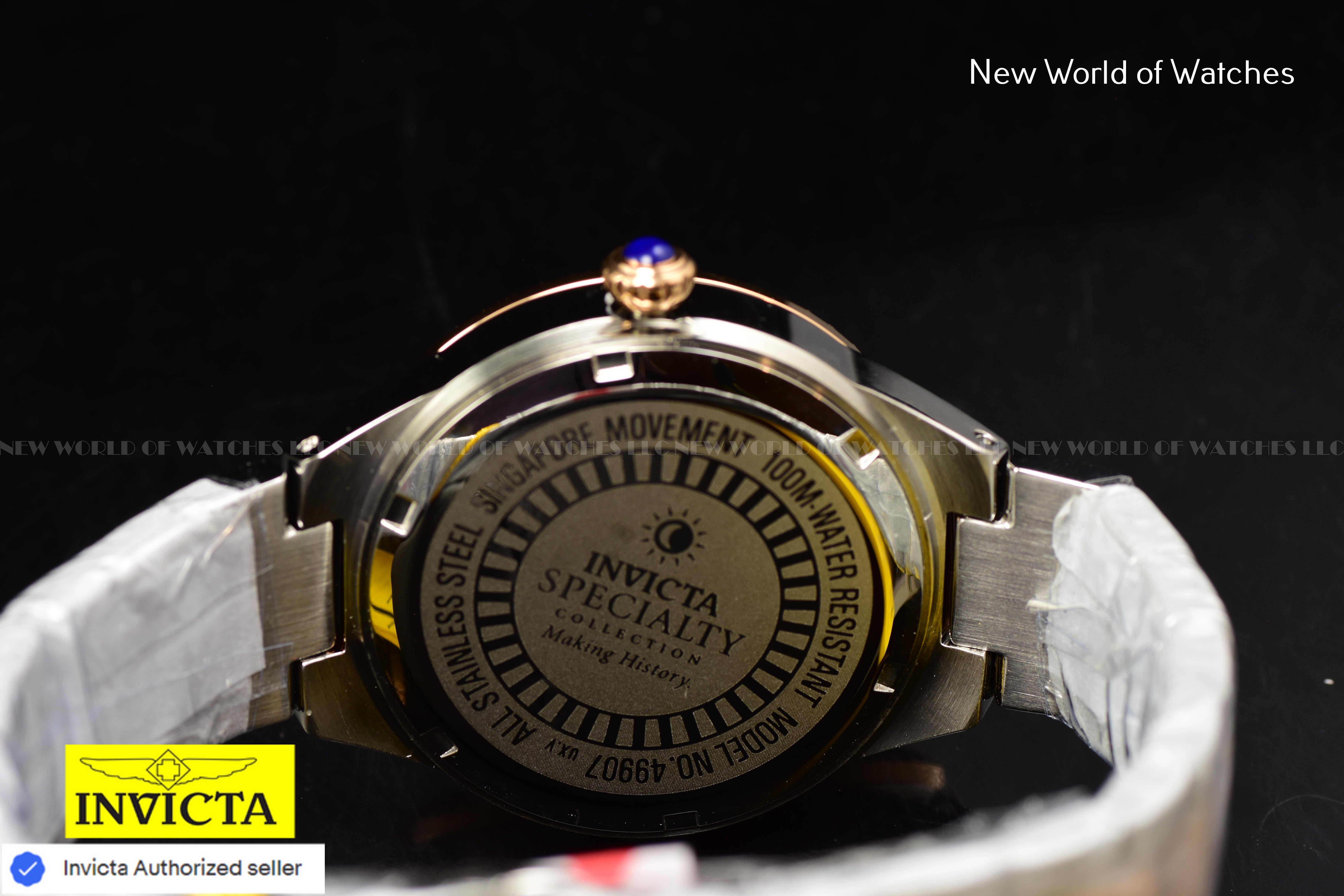 Invicta Lady Specialty 38mm Silver Quartz Singapore Stainless Steel Watch 49907