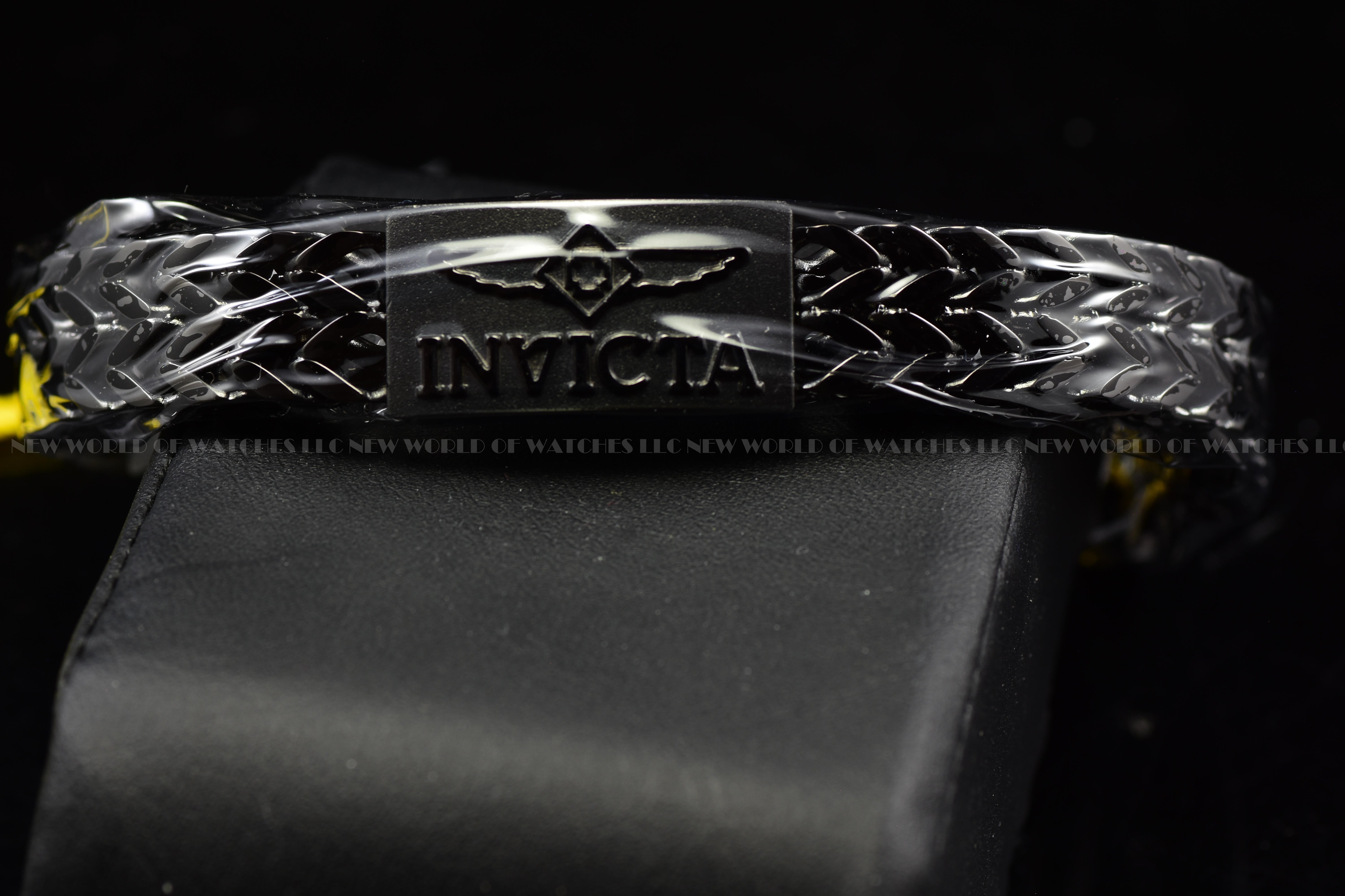 Invicta Men's Elemnets Stainless Steel 14mm BLACK Bracelet 39621