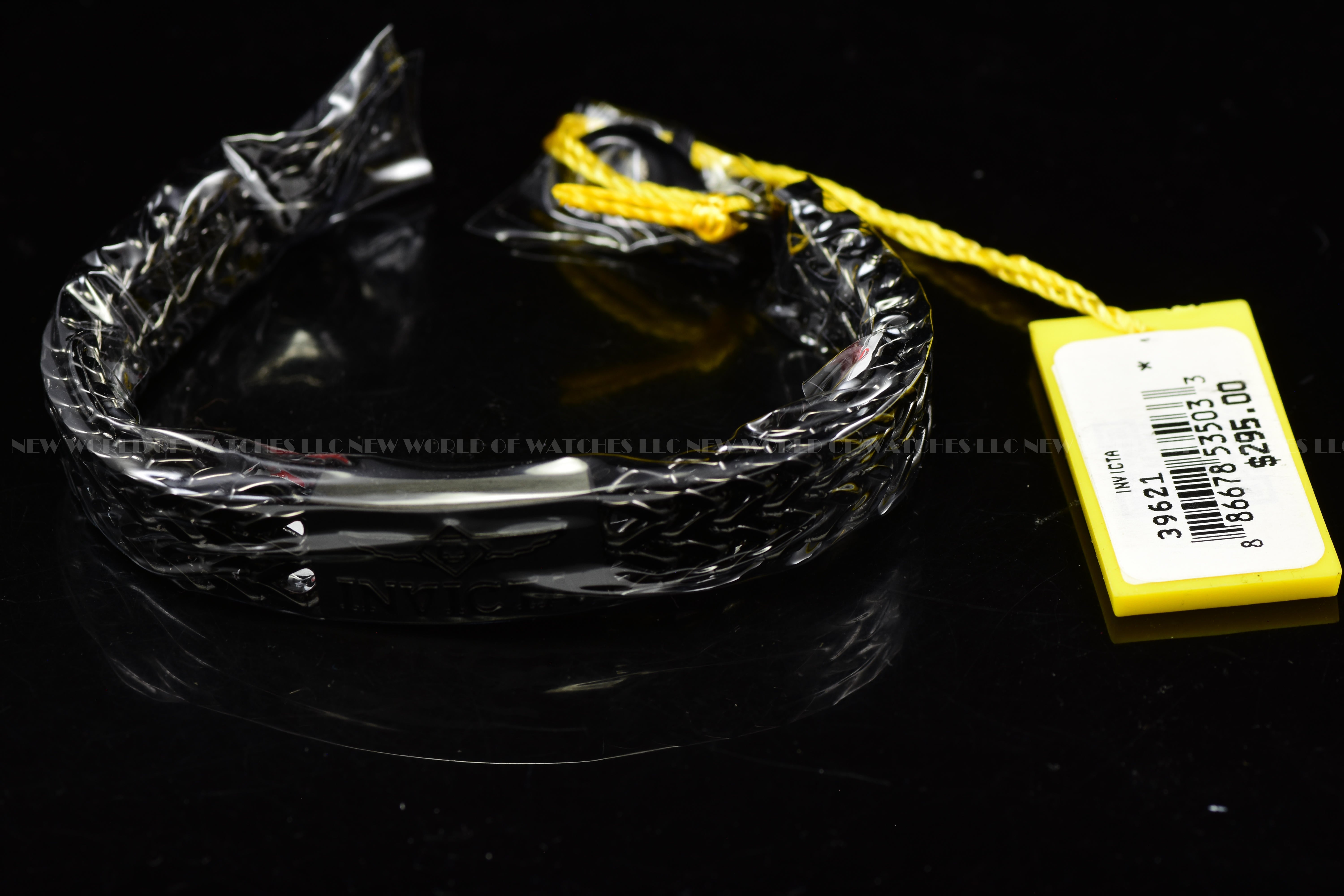 Invicta Men's Elemnets Stainless Steel 14mm BLACK Bracelet 39621