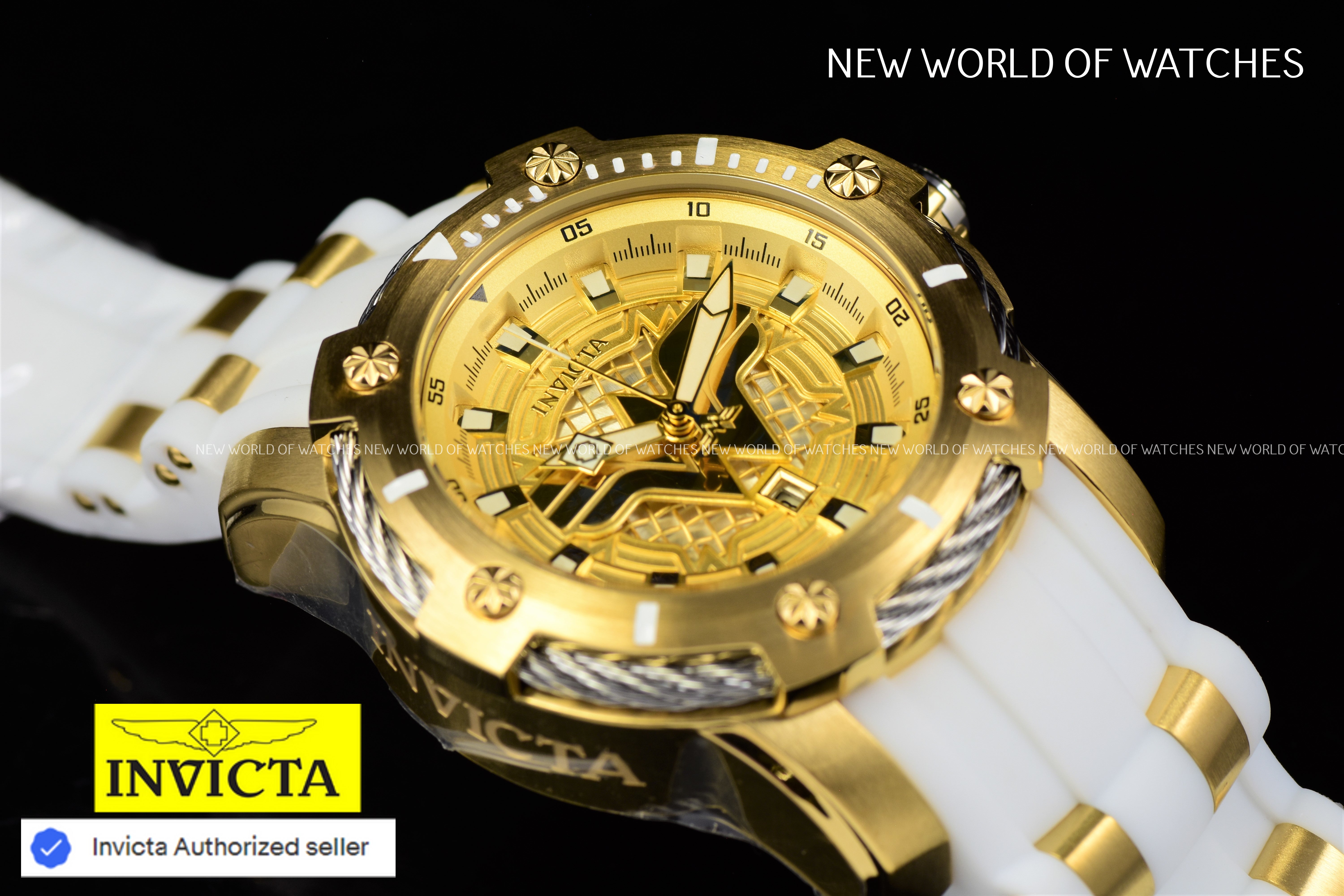 Rare Invicta DC Comics Wonder Women Limited Edition Silicone Steel Band Watch