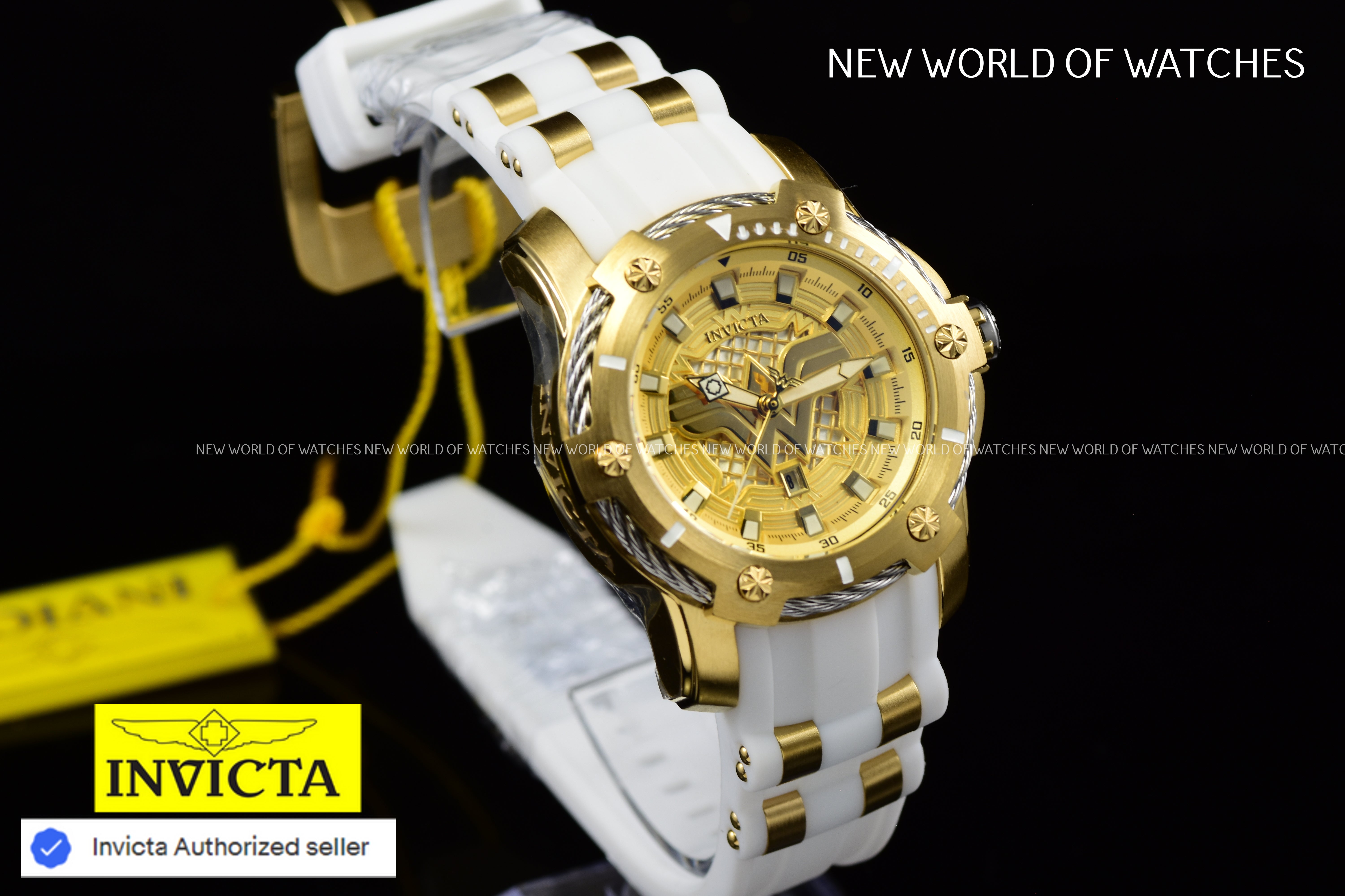 Rare Invicta DC Comics Wonder Women Limited Edition Silicone Steel Band Watch