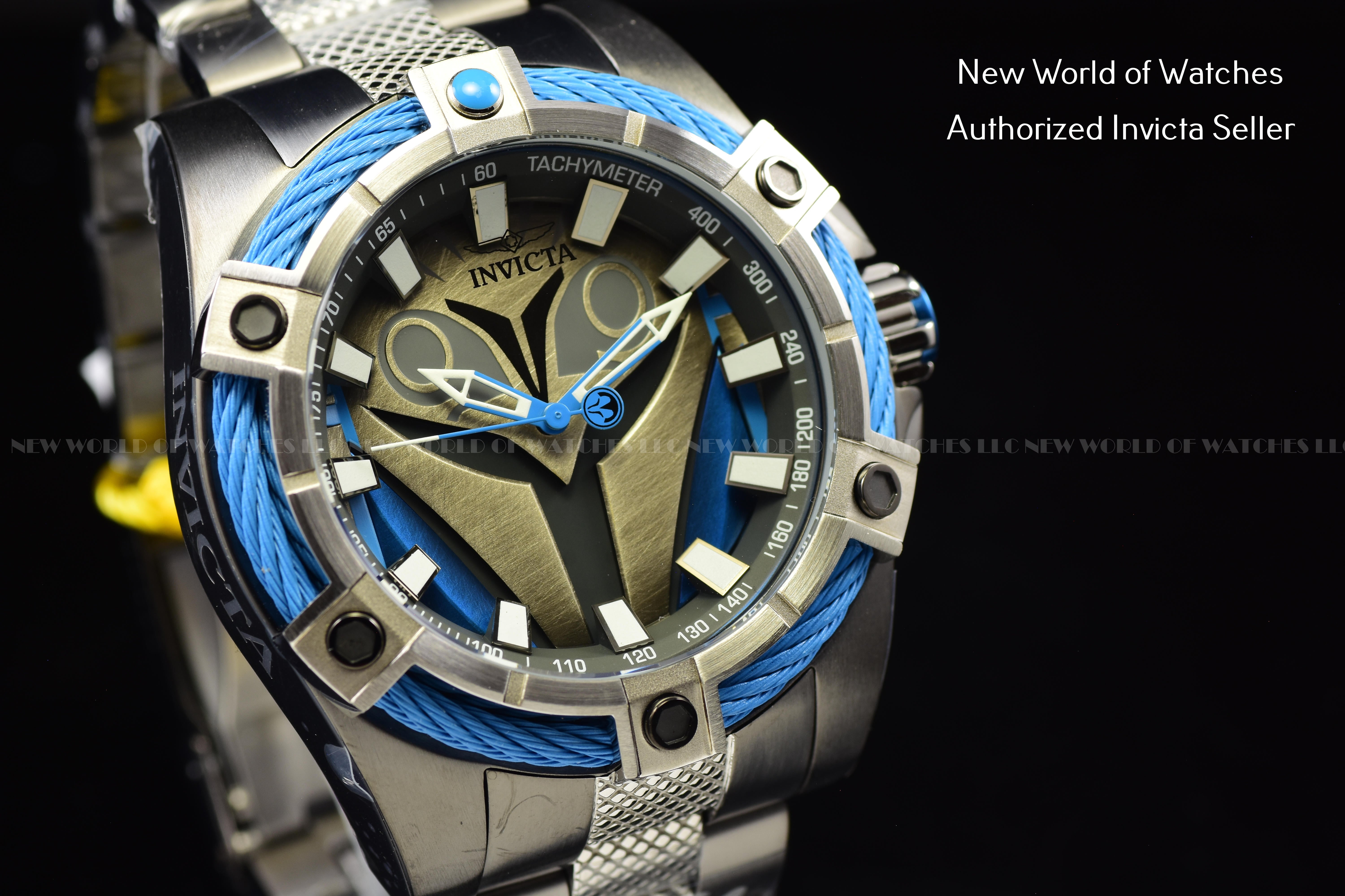 Invicta Star Wars  Bo Katan Limited Edition 52mm Gunmetal Men's Watch