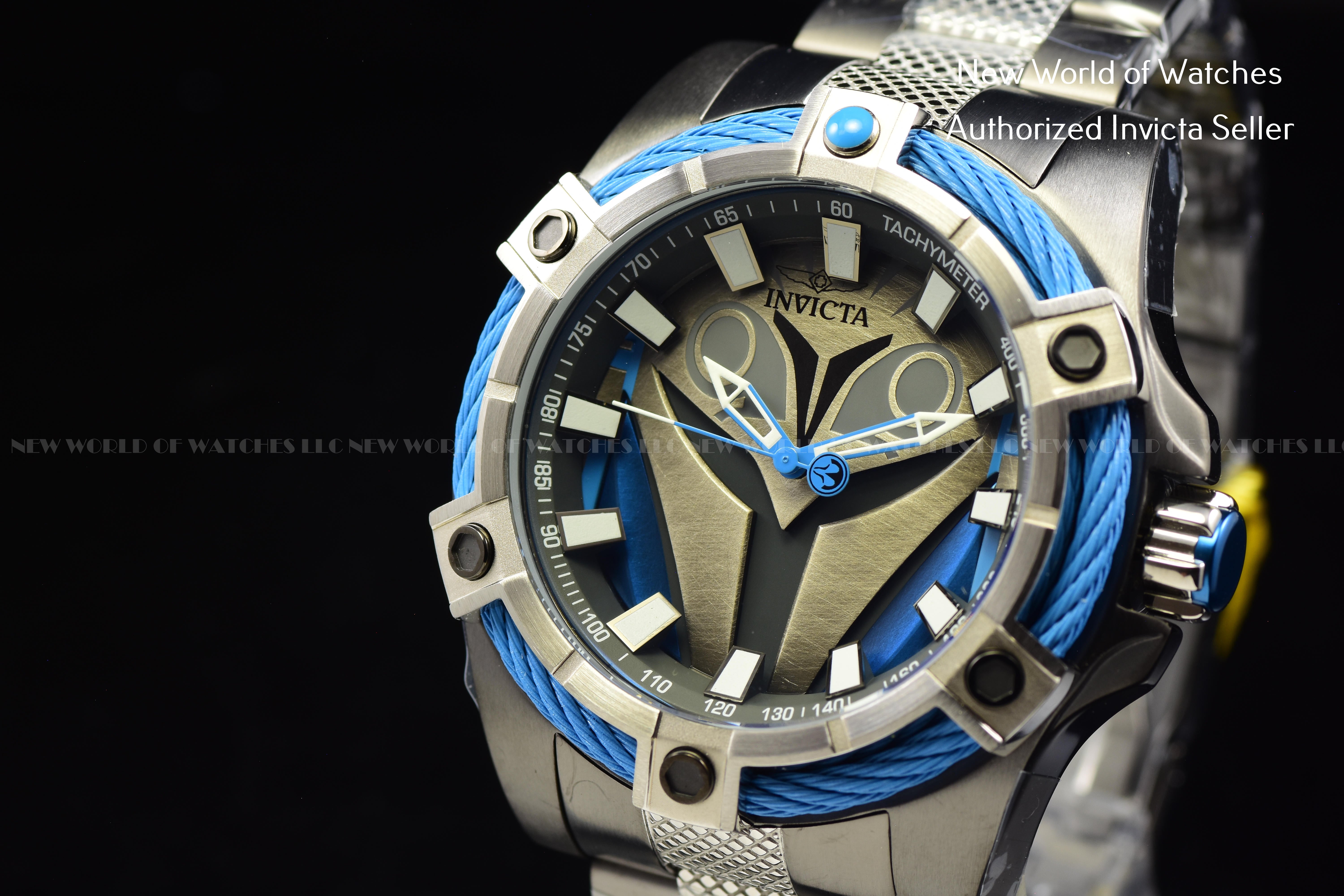 Invicta Star Wars  Bo Katan Limited Edition 52mm Gunmetal Men's Watch